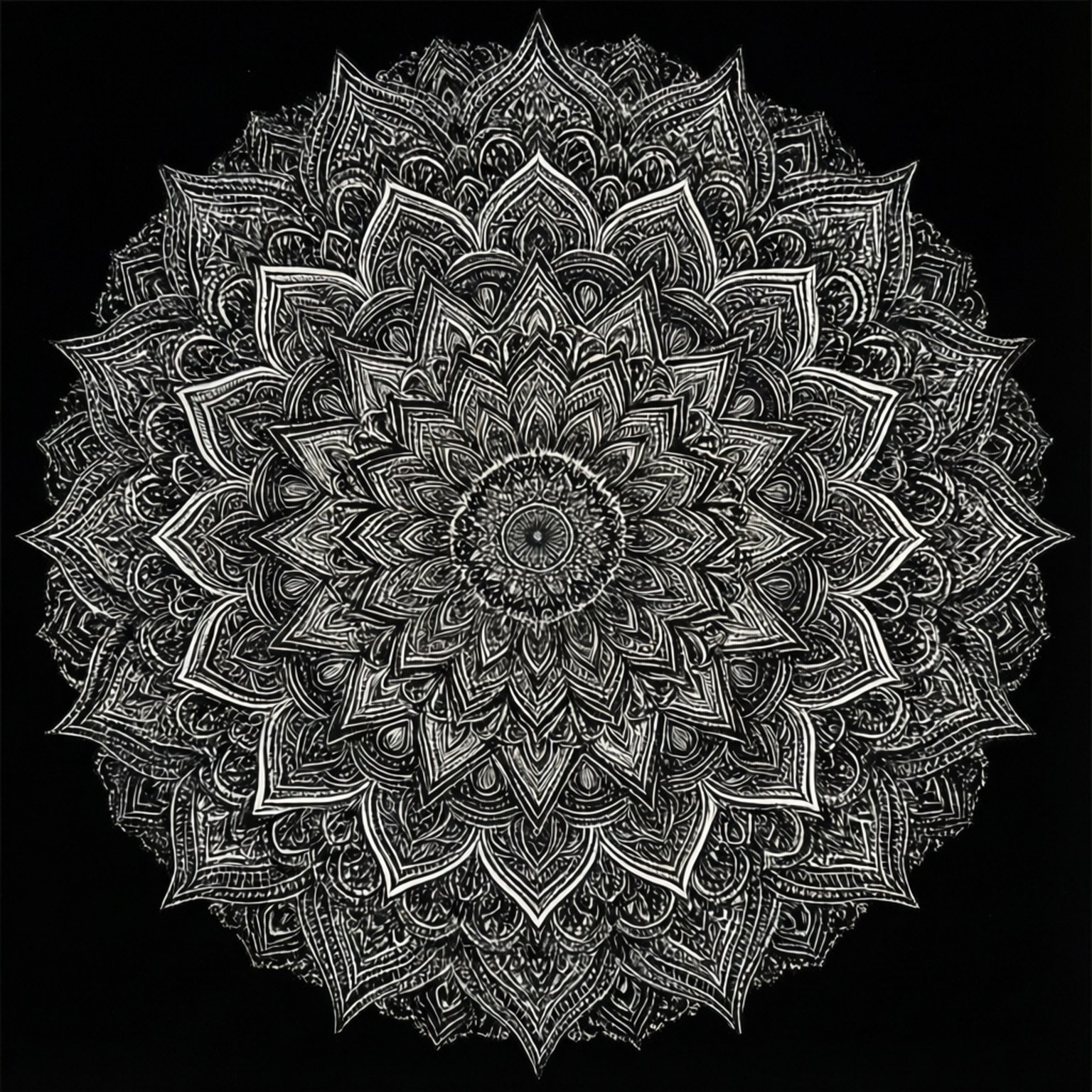Mandala Mustavalkoinen Taustakuvat