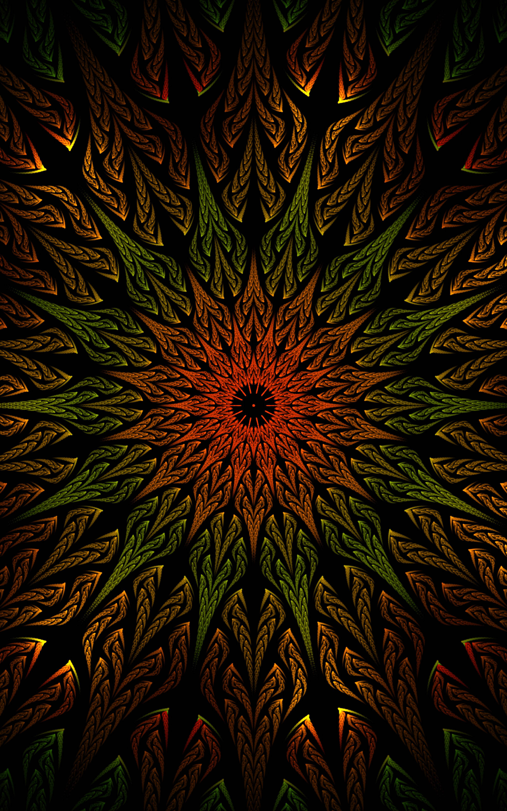 Mandala tumma fraktaali Taustakuvat