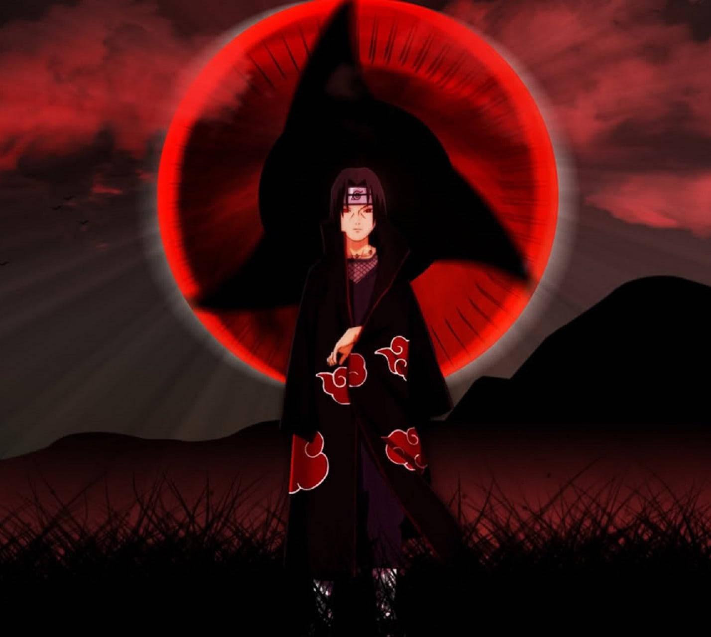 Mangekyo Sharingan Uchiha Itachi profiilikuva Taustakuvat