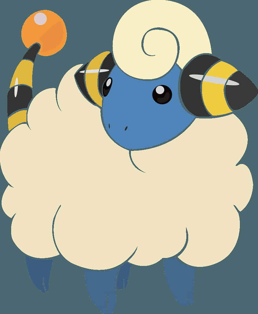 Mareep tummansinisellä taustalla Taustakuvat