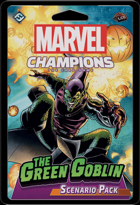 Marvel Champions Vihreä Menninkäinen Korttipeli Pakkaus Taustakuvat