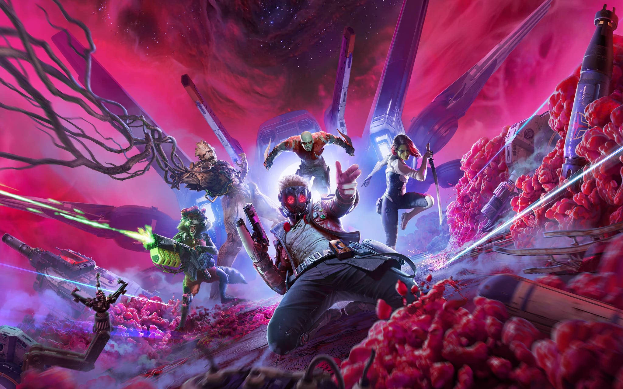 Marvel Guardians Of The Galaxy -videopeli Taustakuvat