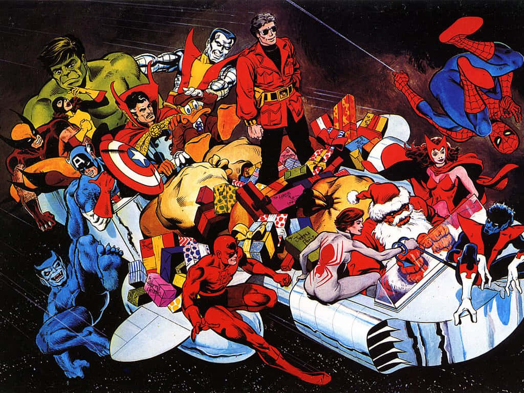 Marvel Joulu Galaksin Vartijat Taustakuvat