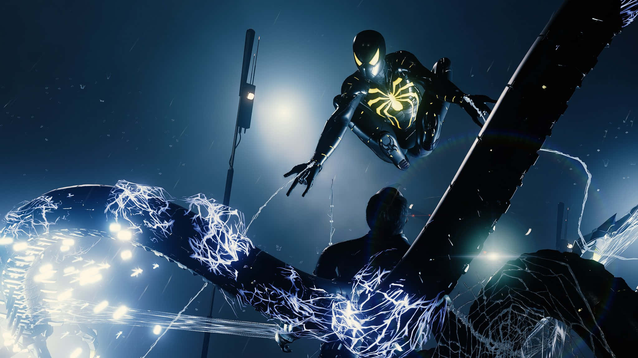 Marvel Ps4 Spiderman musta puku Taustakuvat