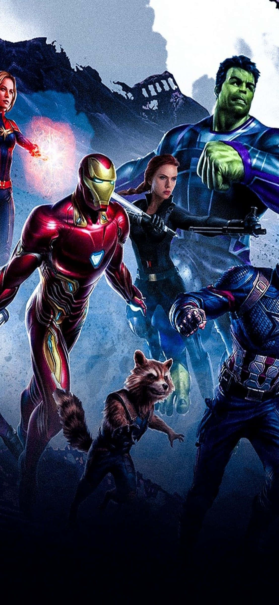“Marvel’s Avengersin voima iPhone Xs:llä” Taustakuvat