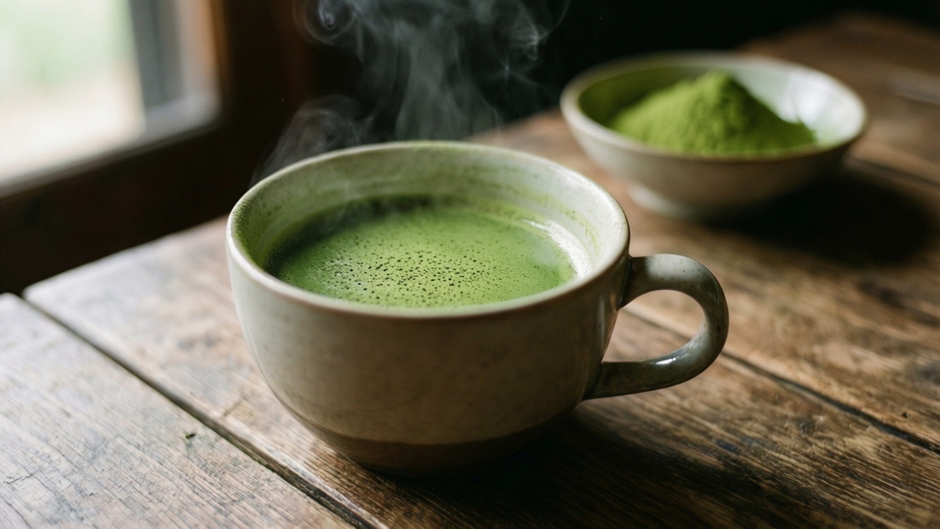 Matcha-teekuppi Taustakuvat