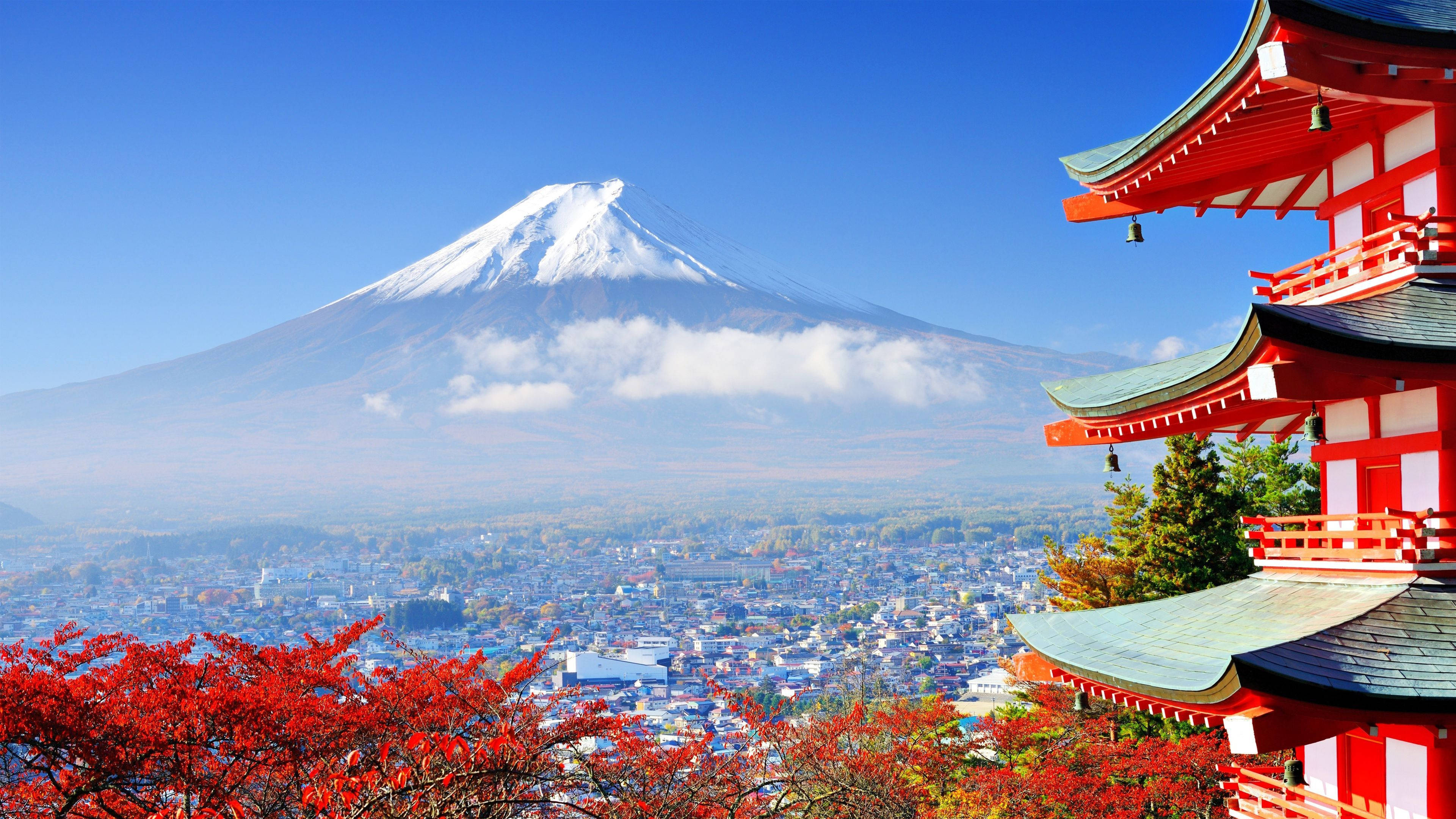 Matkailu 4K Japani Fuji Taustakuvat