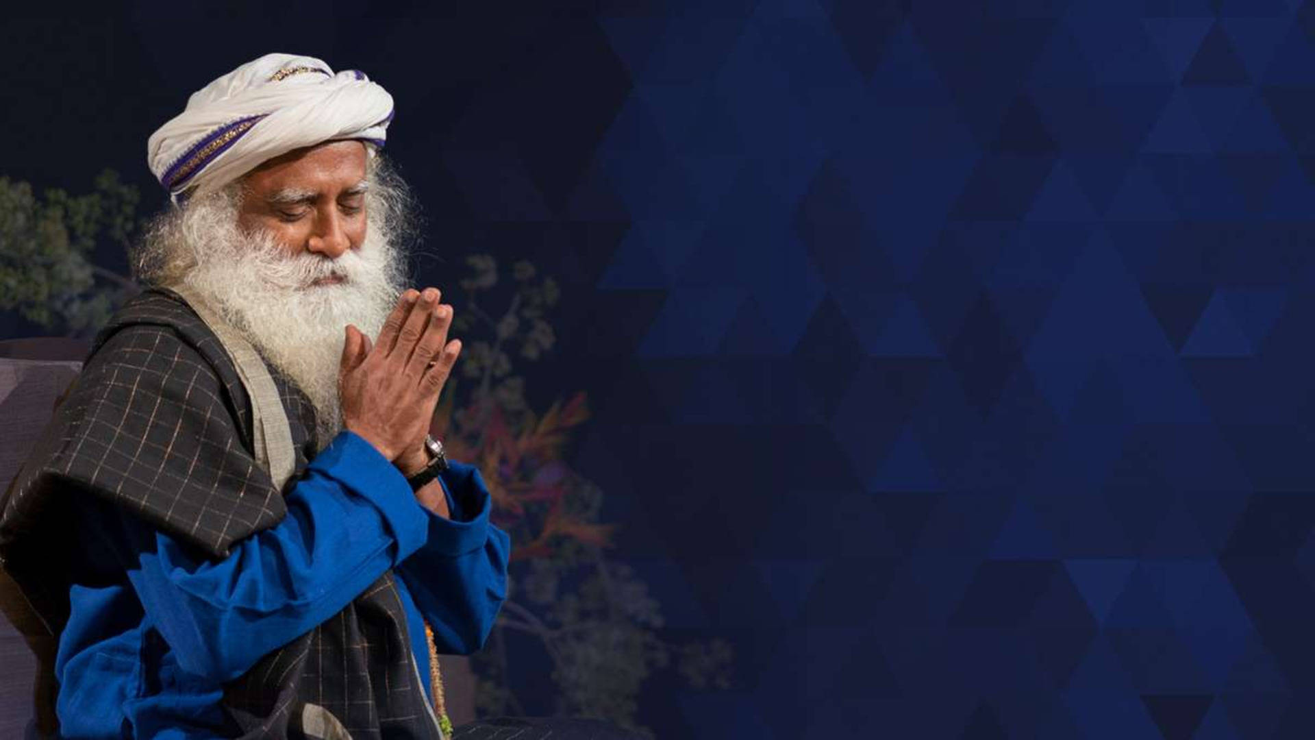 Meditoiva Sadhguru -otsikko Taustakuvat