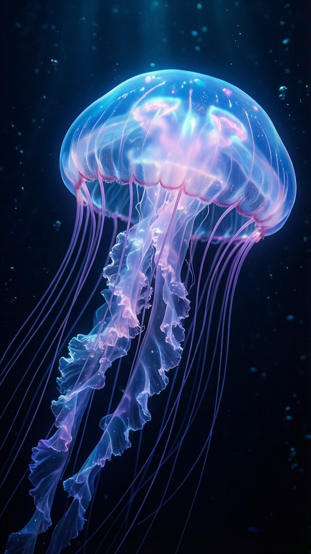 Meduusa syvällä OLED Taustakuvat