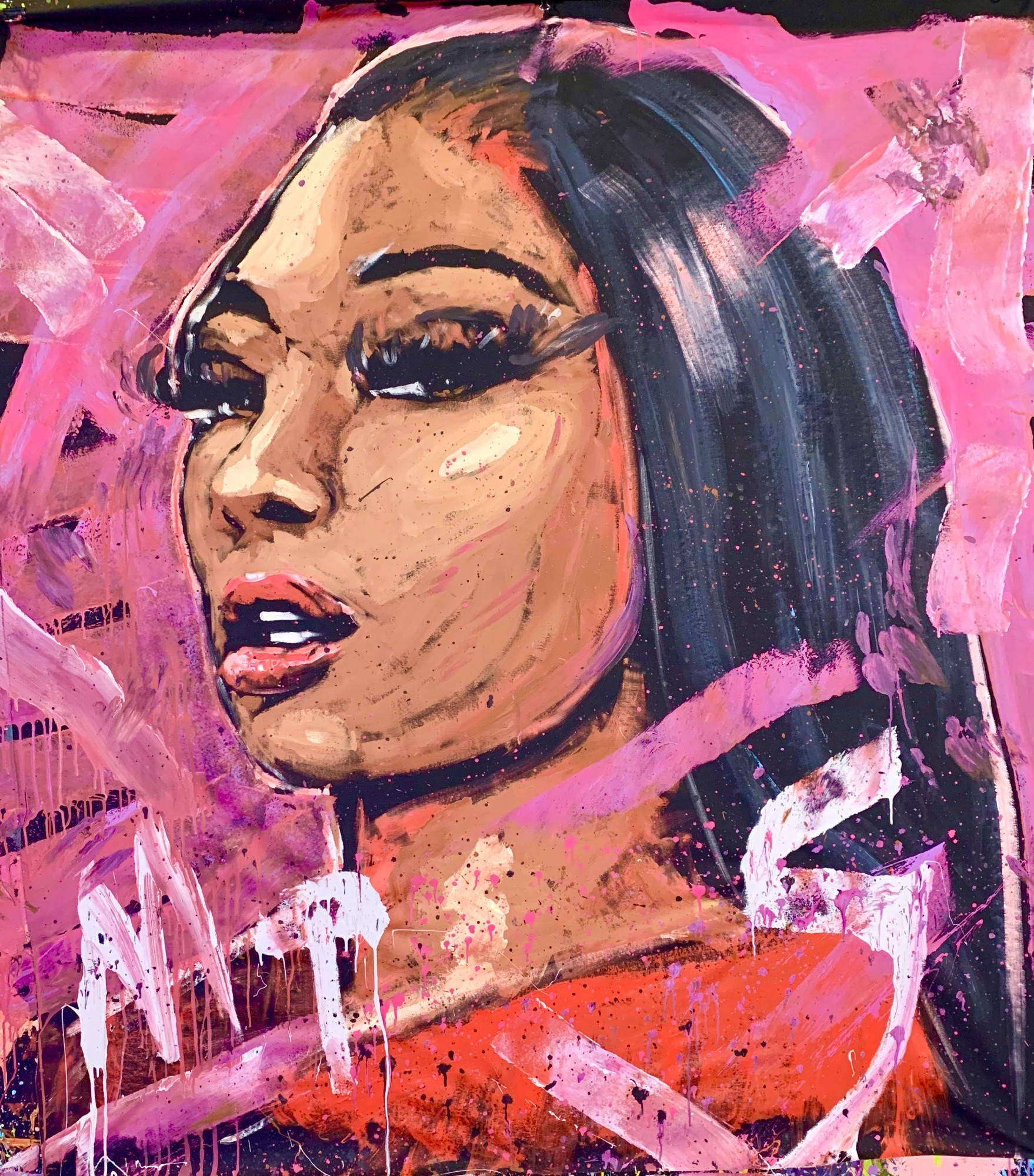 Megan Thee Stallion Maalaus Taustakuvat