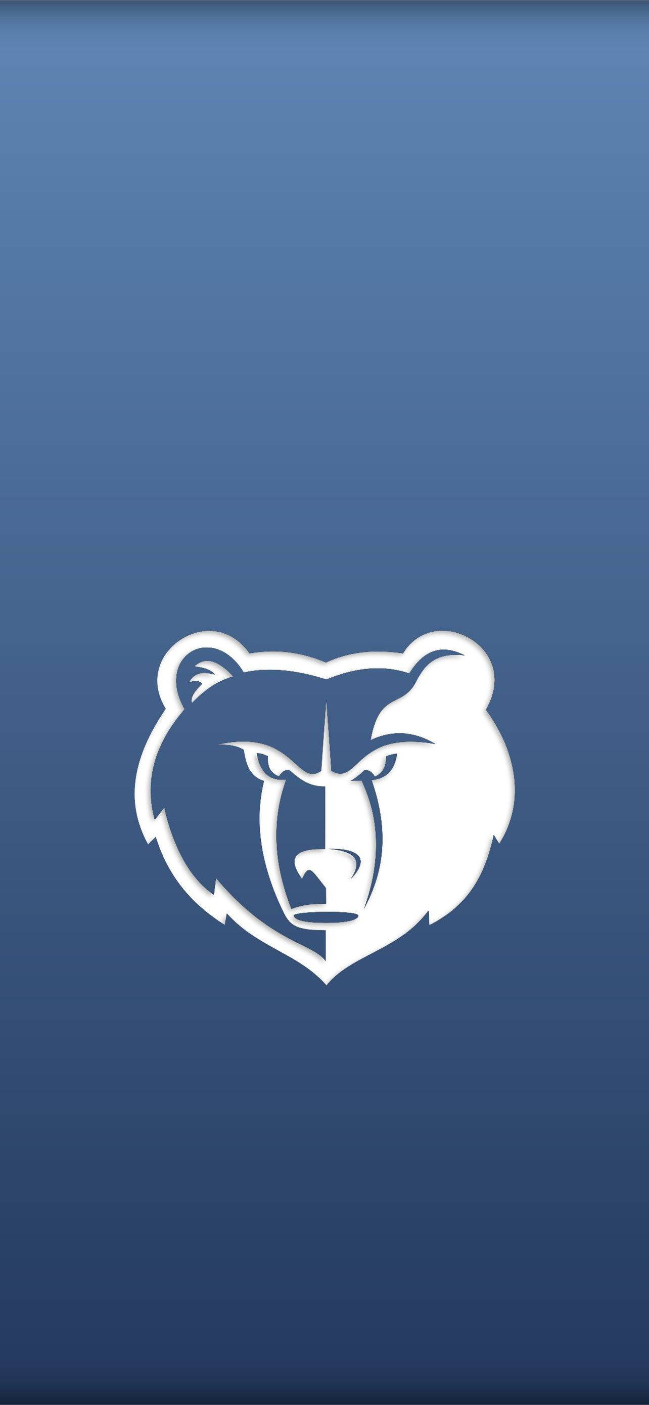 Memphis Grizzlies Valkoinen Logo Taustakuvat