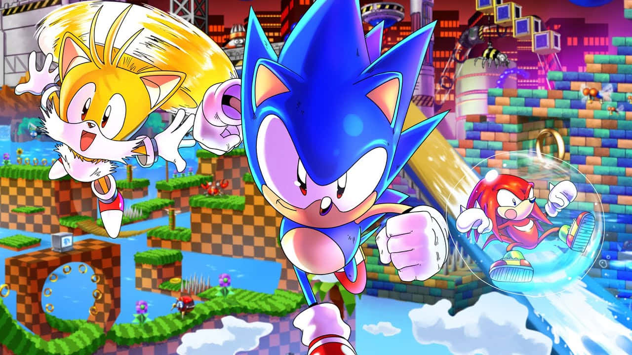 Mene valoa nopeammin Sonicin kanssa! Taustakuvat
