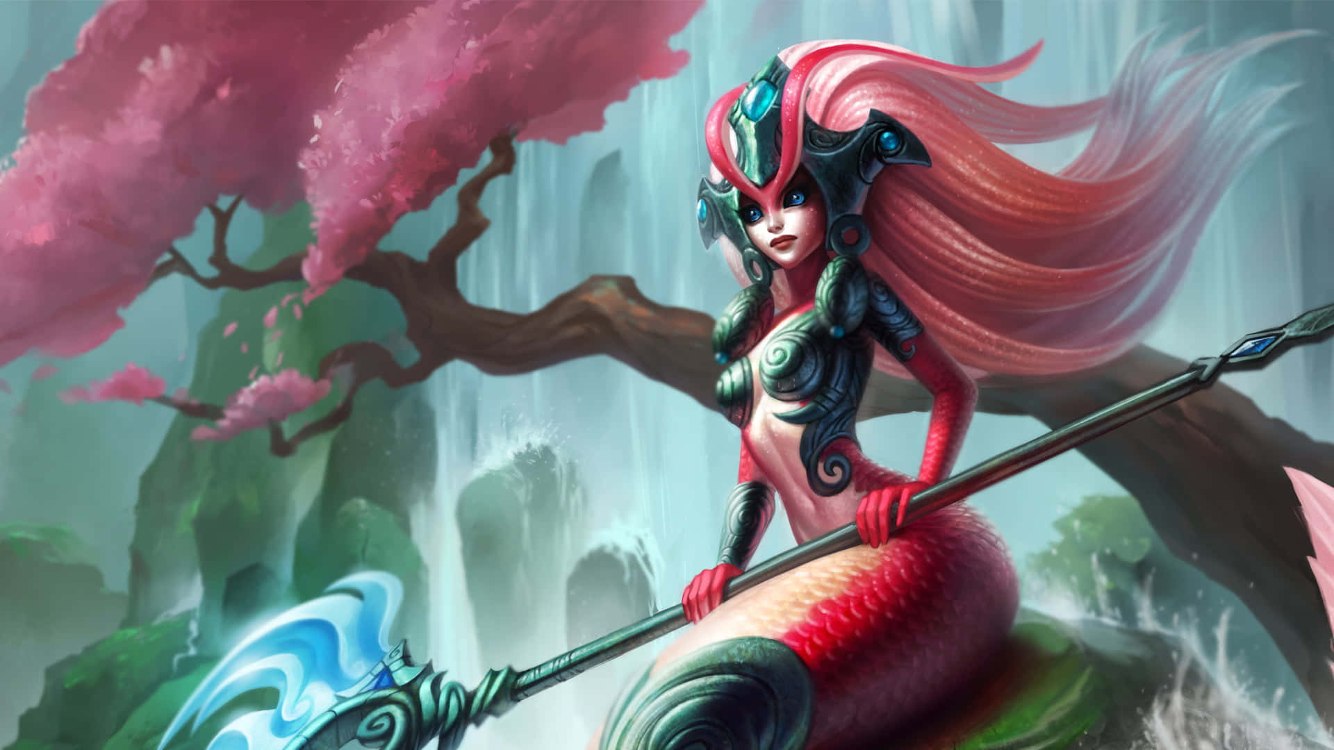 Merenneito Koi Nami League of Legends Taustakuvat