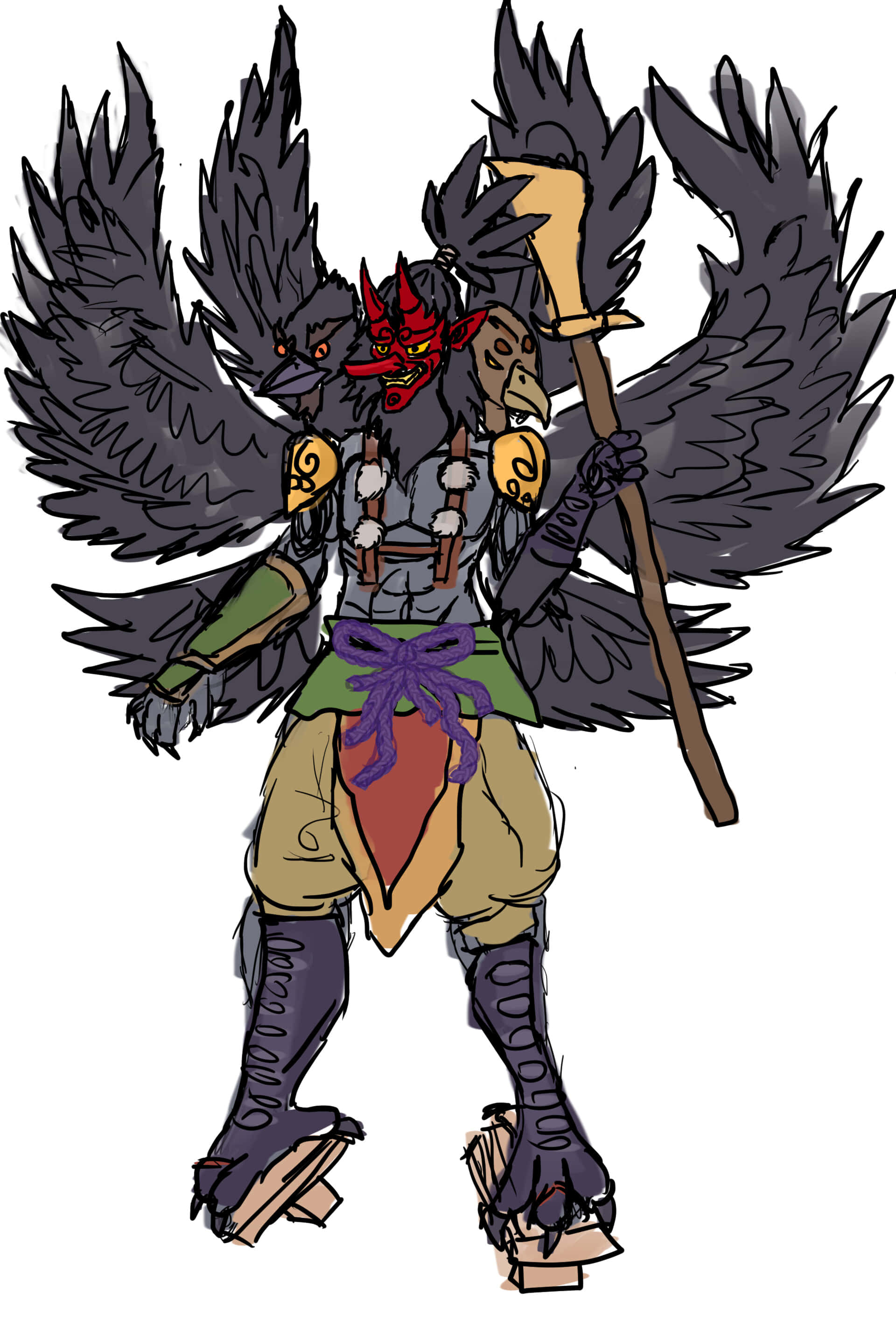 Mesmerizing Tengu Artwork Taustakuvat