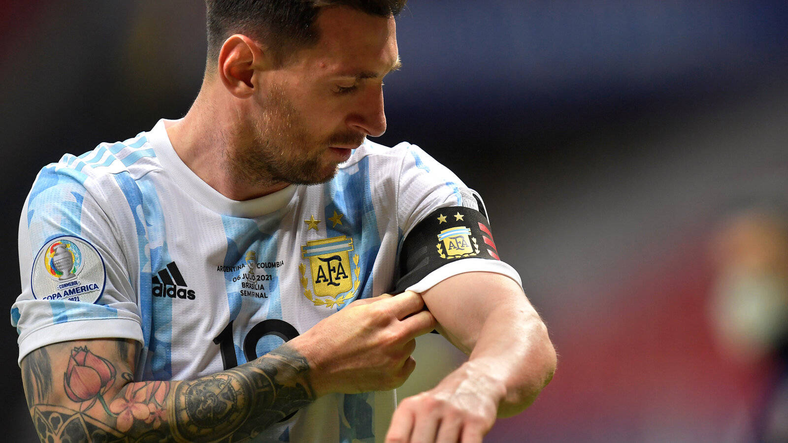 Messi 2021 Kapteeninnauha Taustakuvat