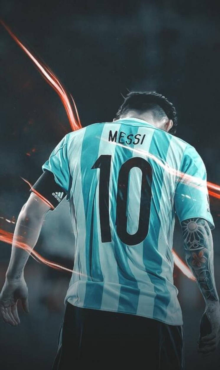 Messi Argentiina Oranssi Valo Taustakuvat