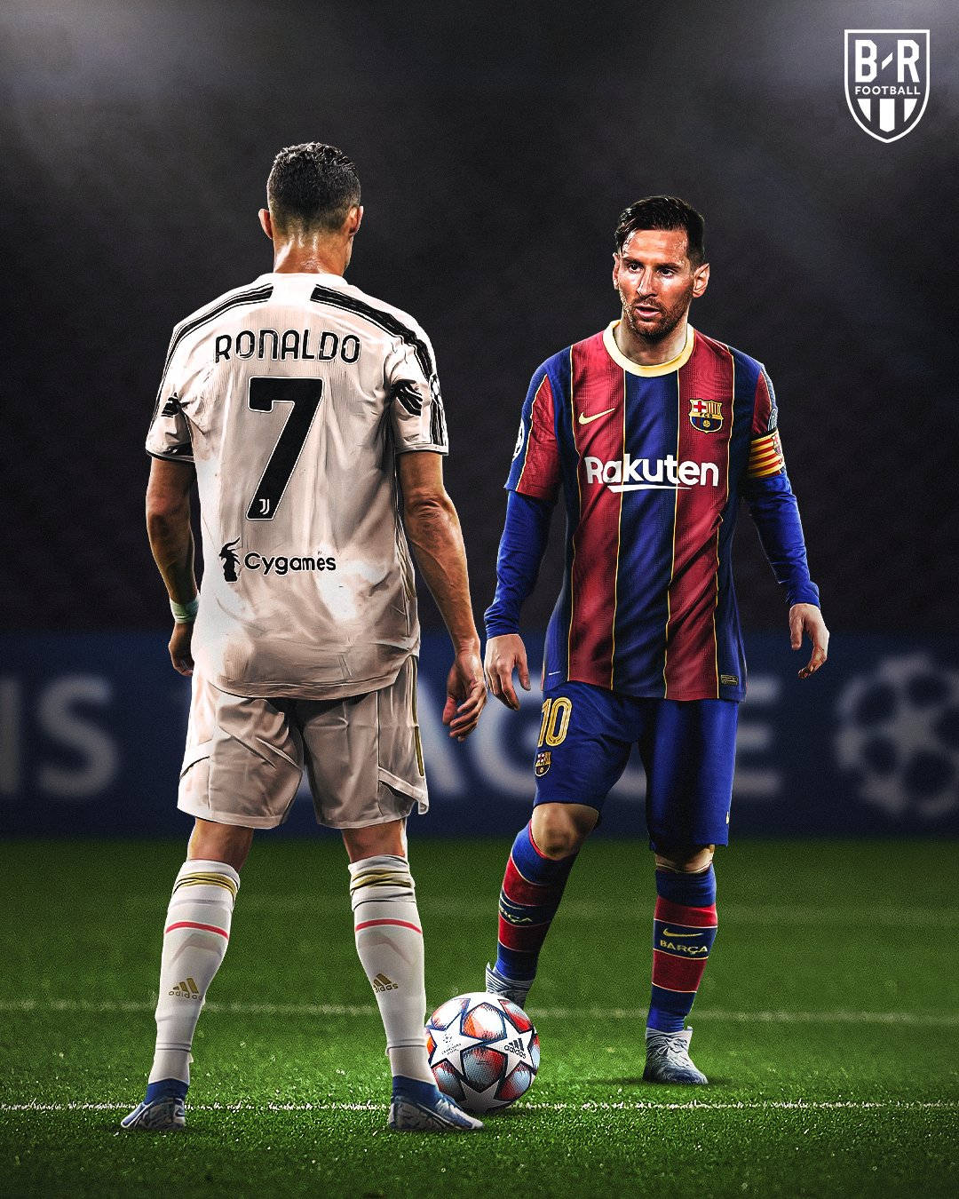Messi ja Ronaldo ottelussa 4K Taustakuvat