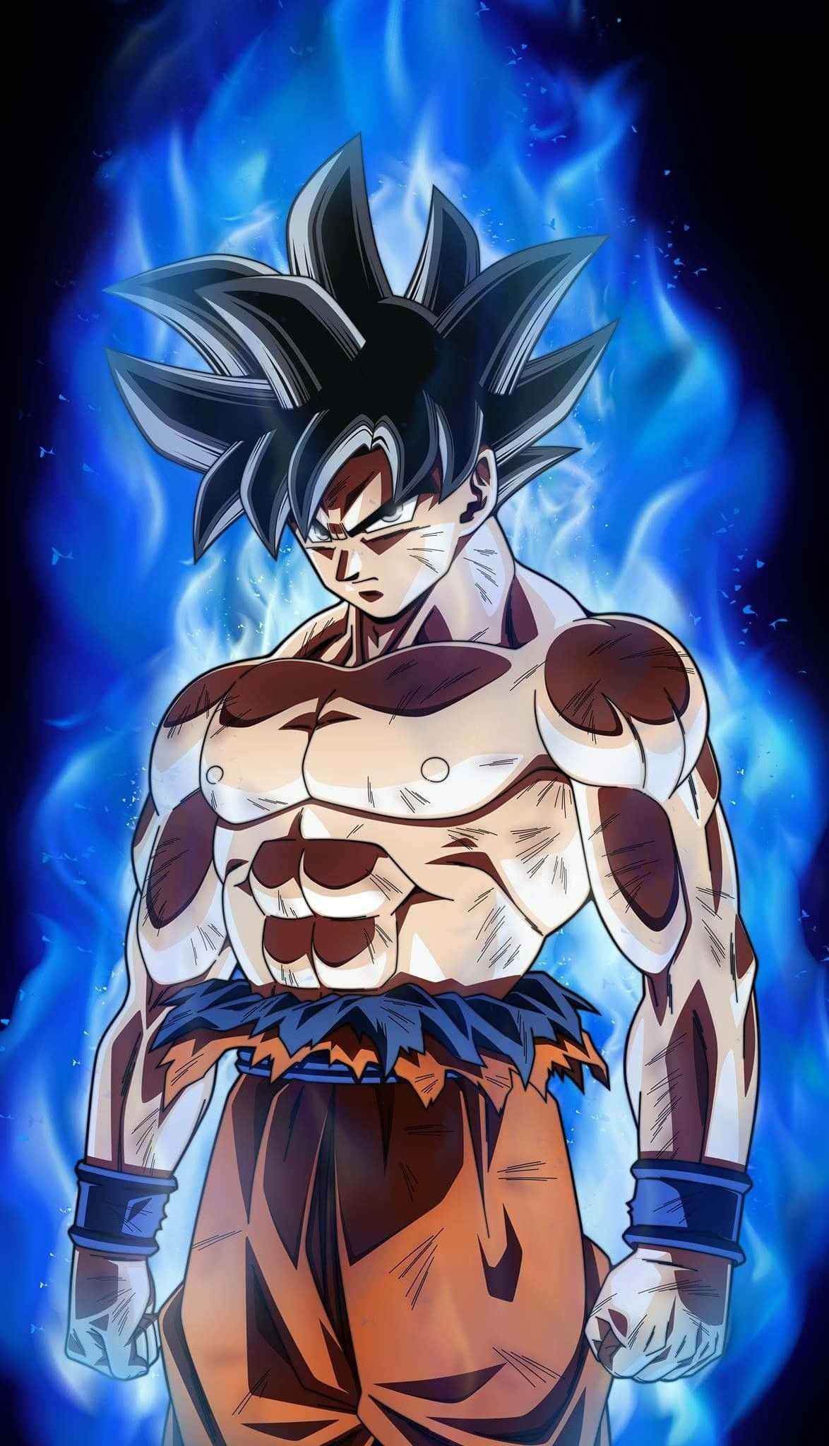 Mestari Goku Rampage-tila - Elävä Dragon Ball Super iPhone-taustakuva Taustakuvat