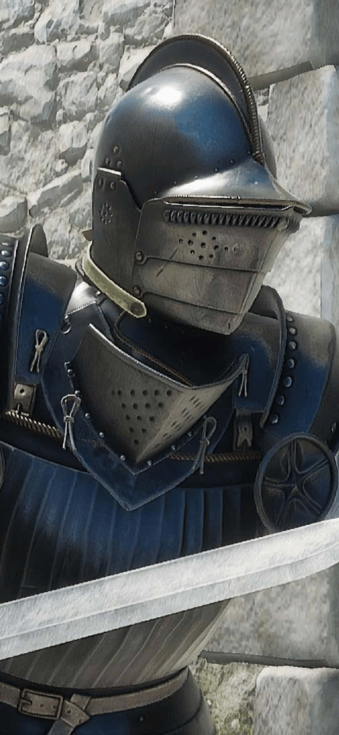 Metallipanssari Soturi iPhone Xs Mordhau Taustakuva Taustakuvat