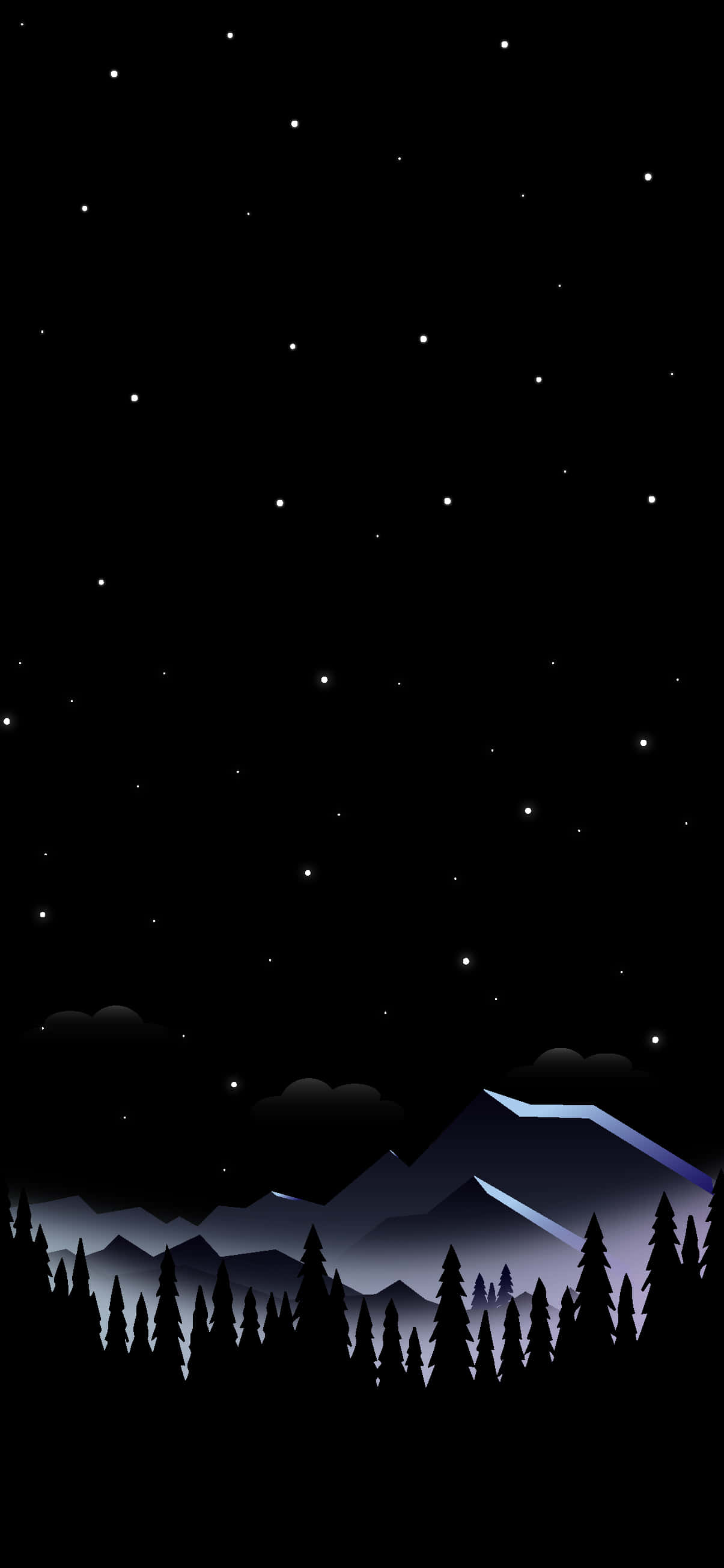 Metsä Pixel 3XL AMOLED -taustakuva Taustakuvat