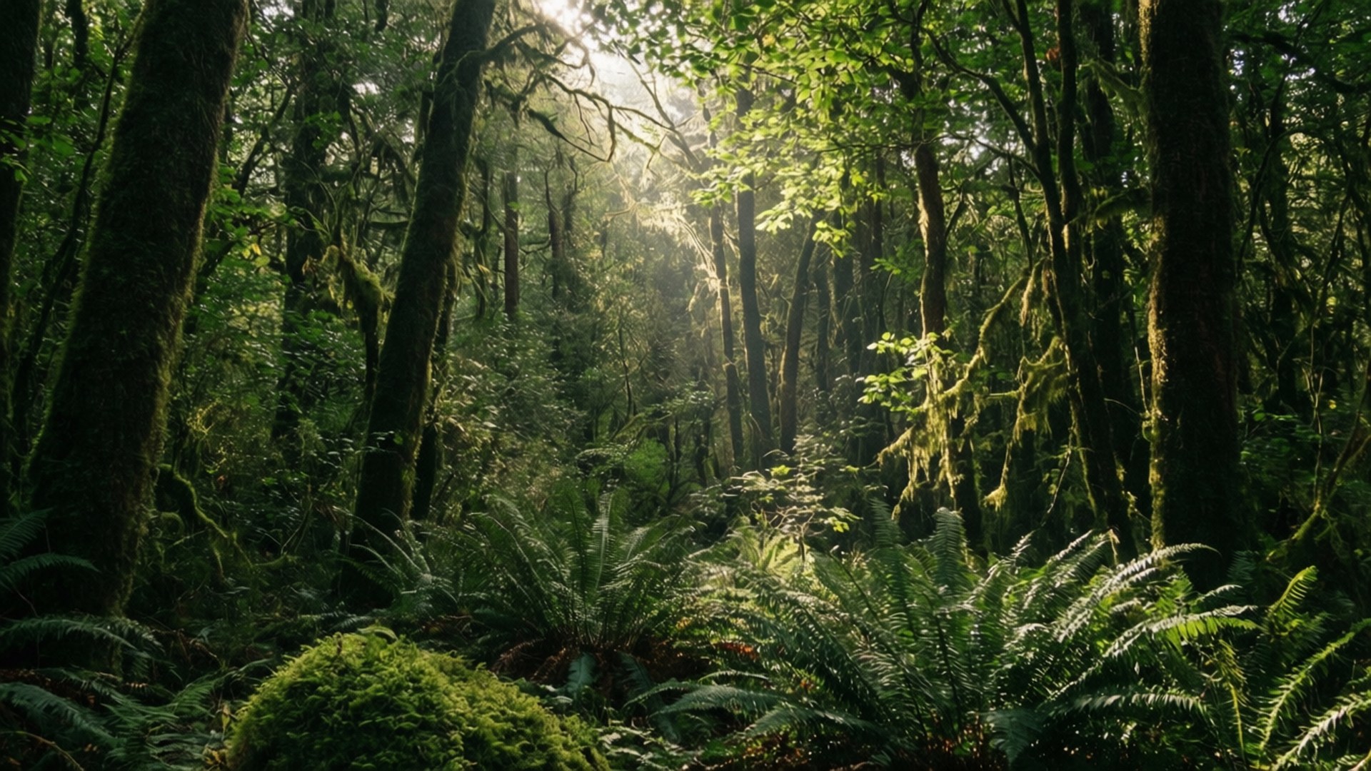 Metsän taianomainen valo Taustakuvat