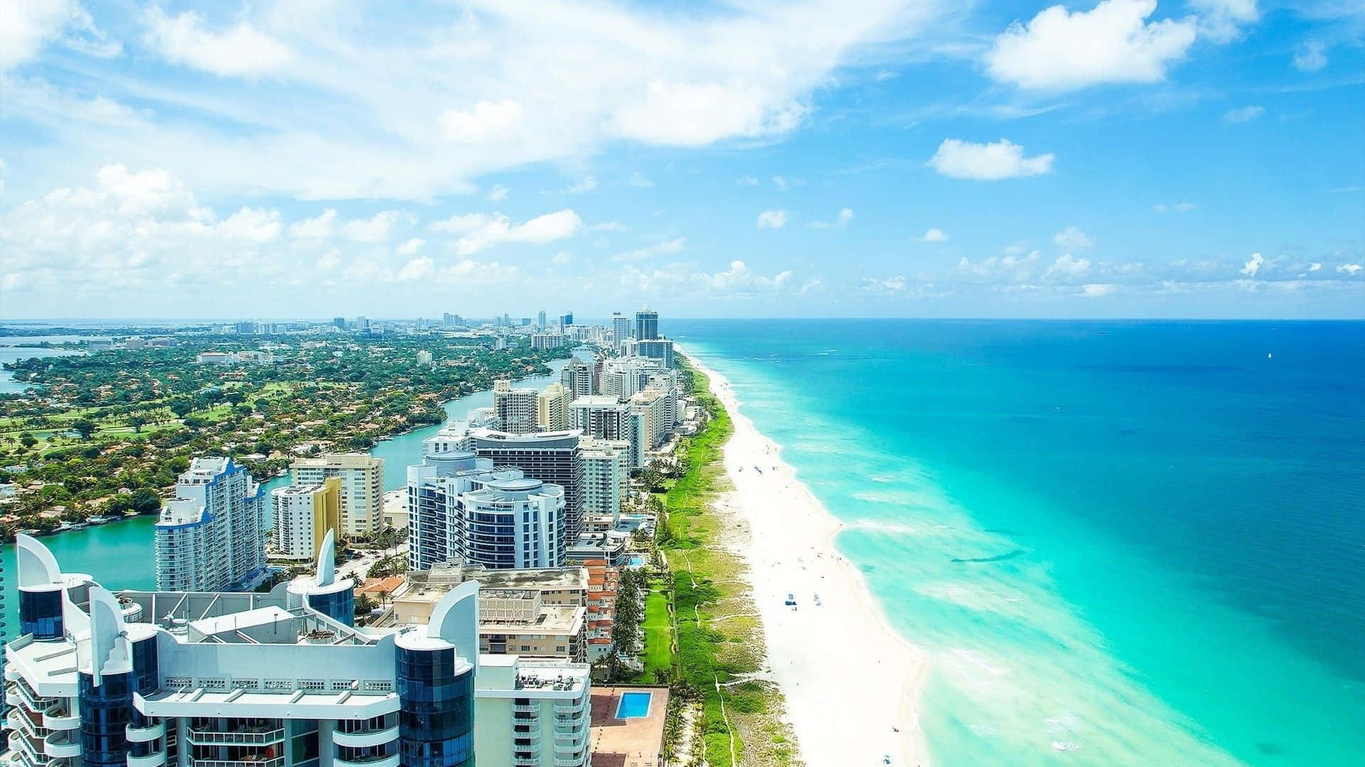 Miami Beach - hotellit päiväsaikaan Taustakuvat