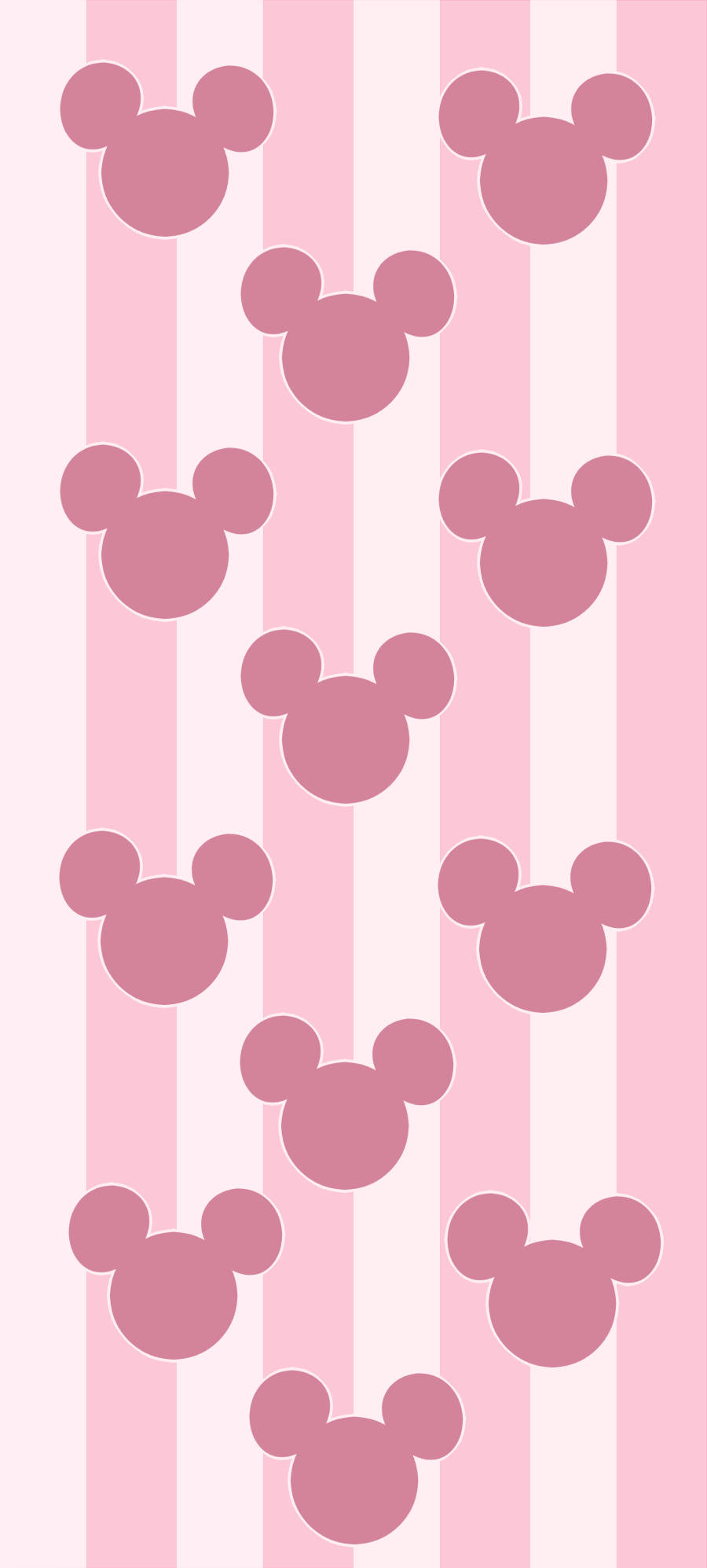 Mickey Pink Disney-logo Taustakuvat