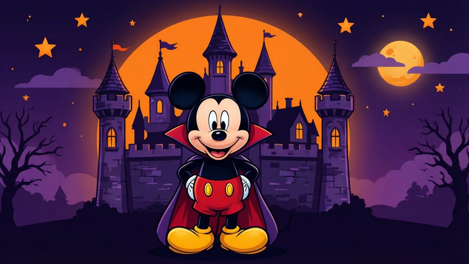 Mickey Vampyyri Linna Taustakuvat