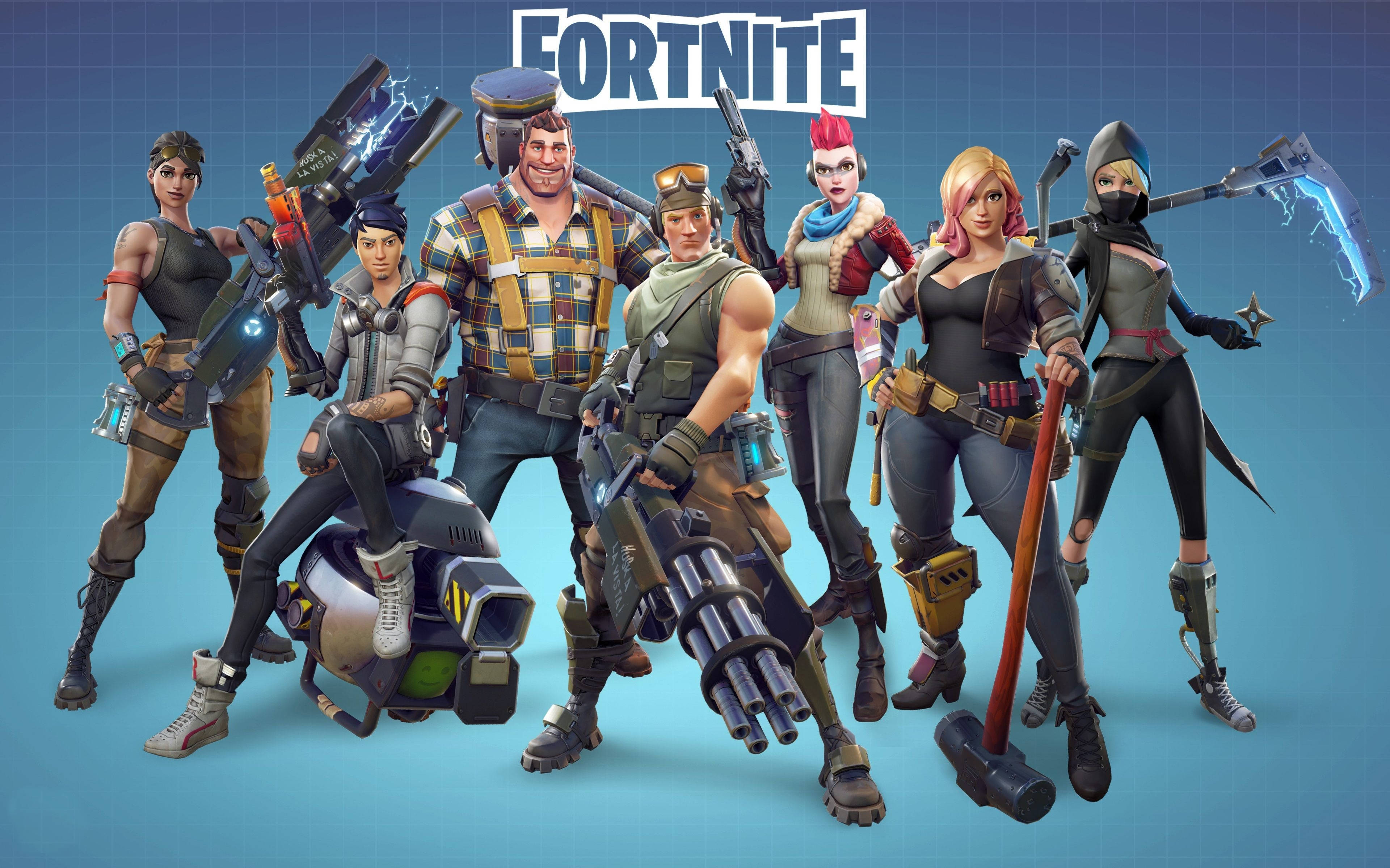 Mielenkiintoinen juliste Fortnite-iholla Taustakuvat