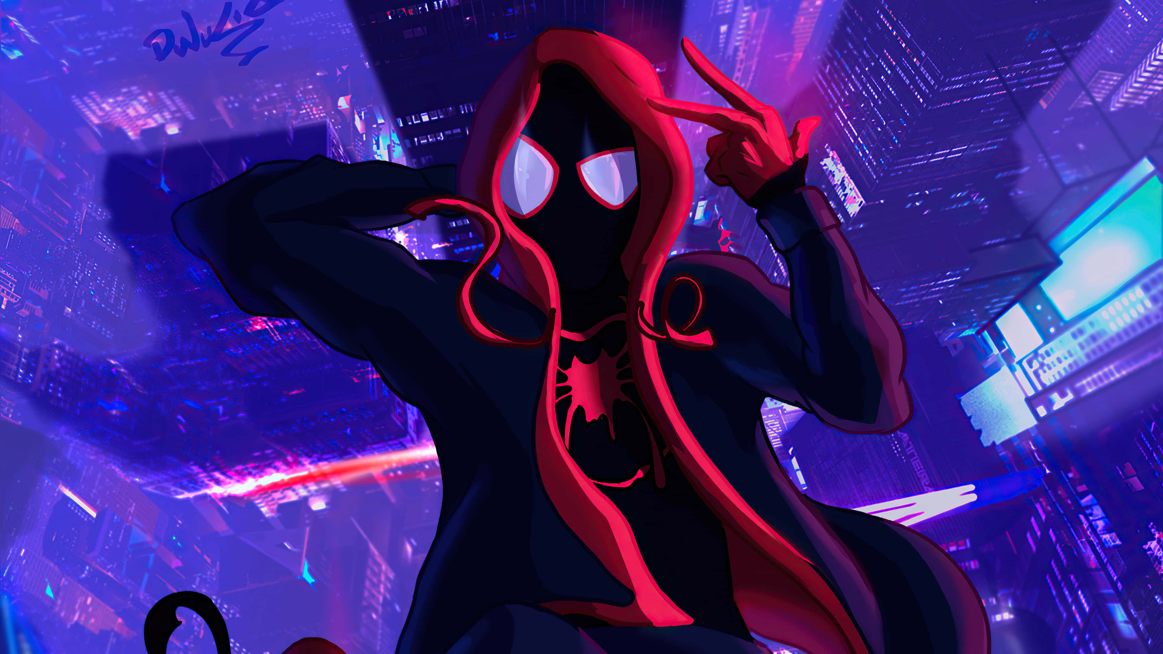 Miles Morales liikkeessä Taustakuvat