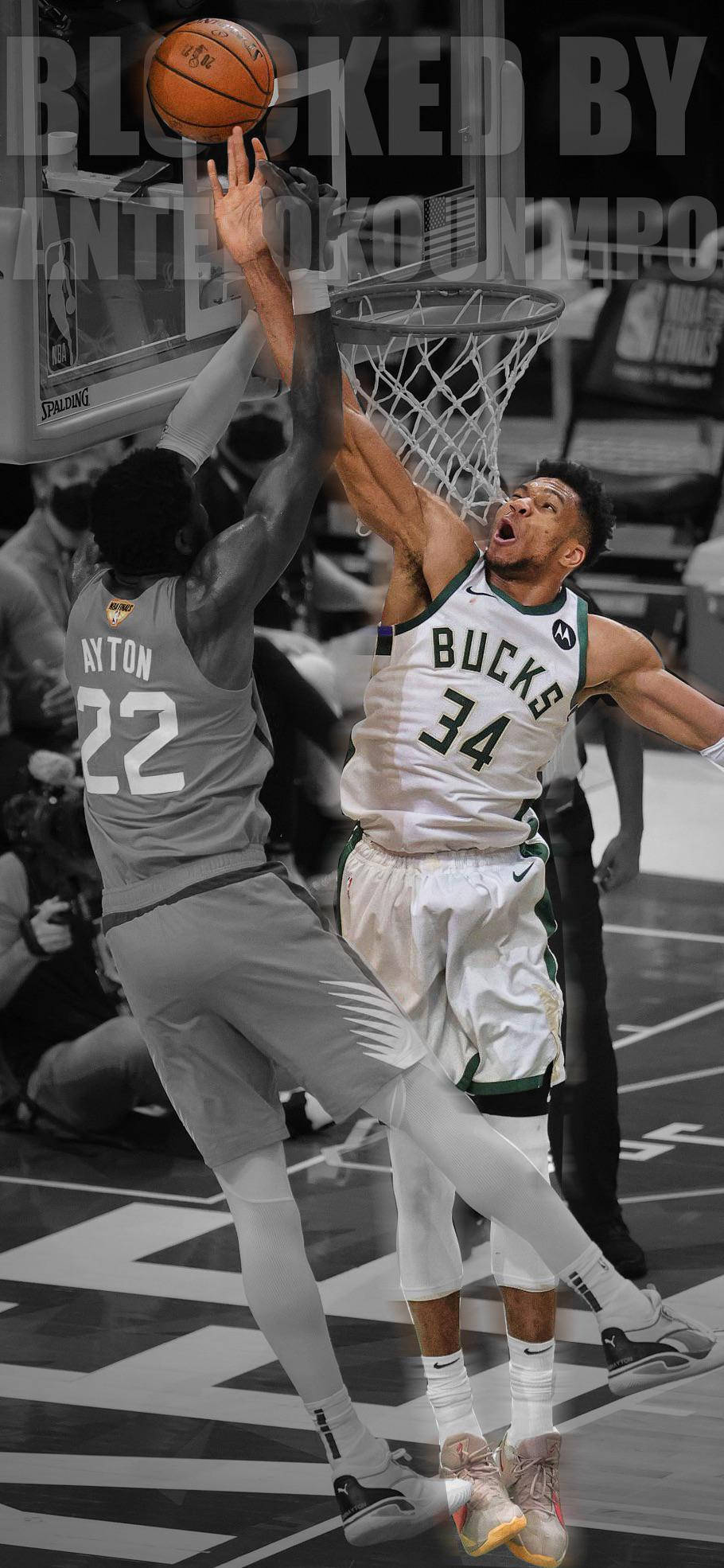 Milwaukee Bucks Vastaan Phoenix Suns Taustakuvat