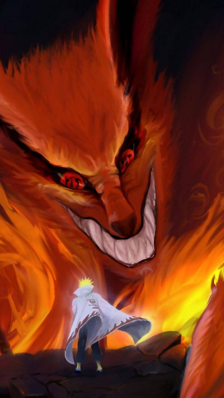 Minato ja Kurama Naruto Puhelin Taustakuvat