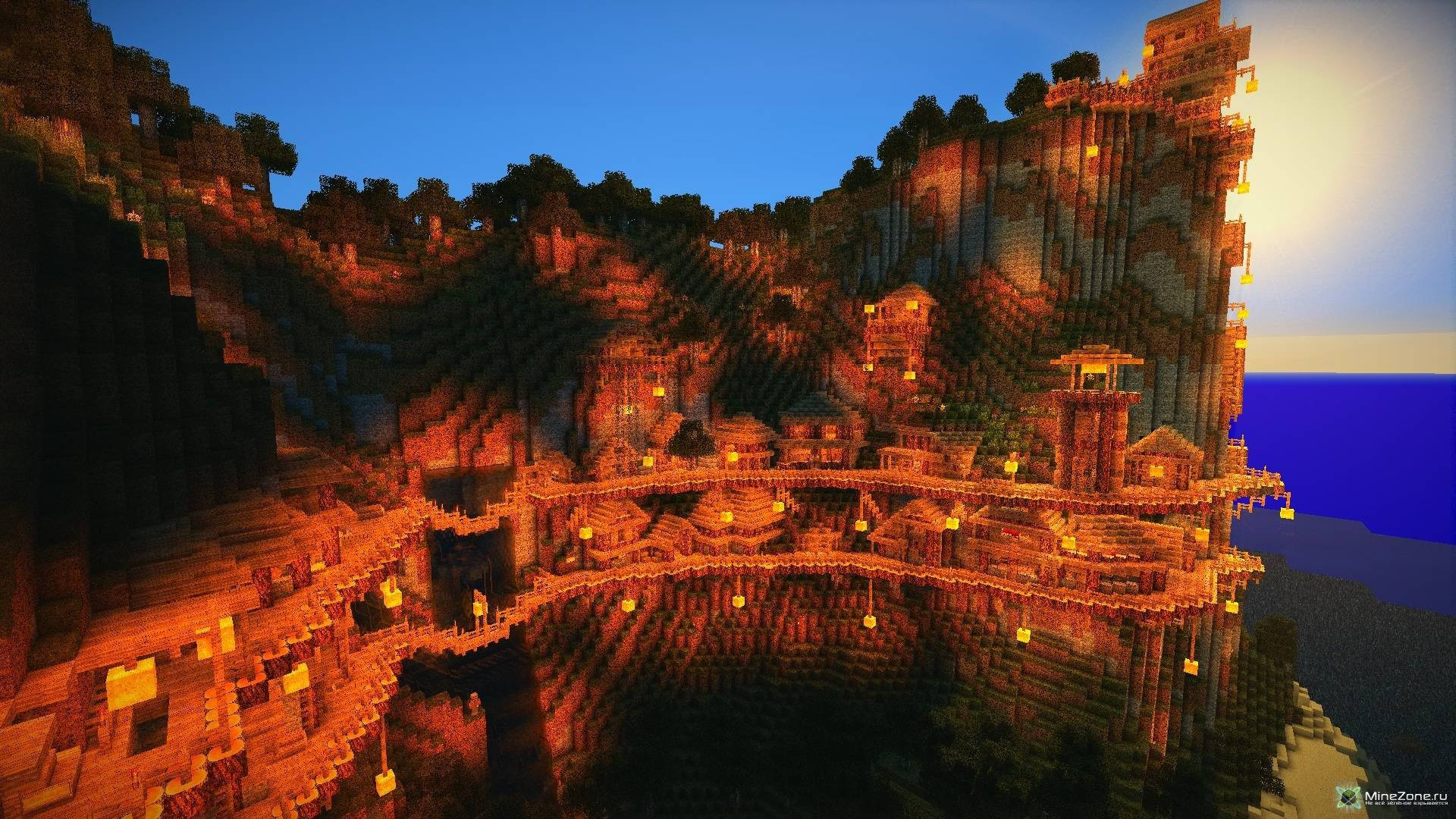 Minecraft esteettinen ruskea linna Taustakuvat