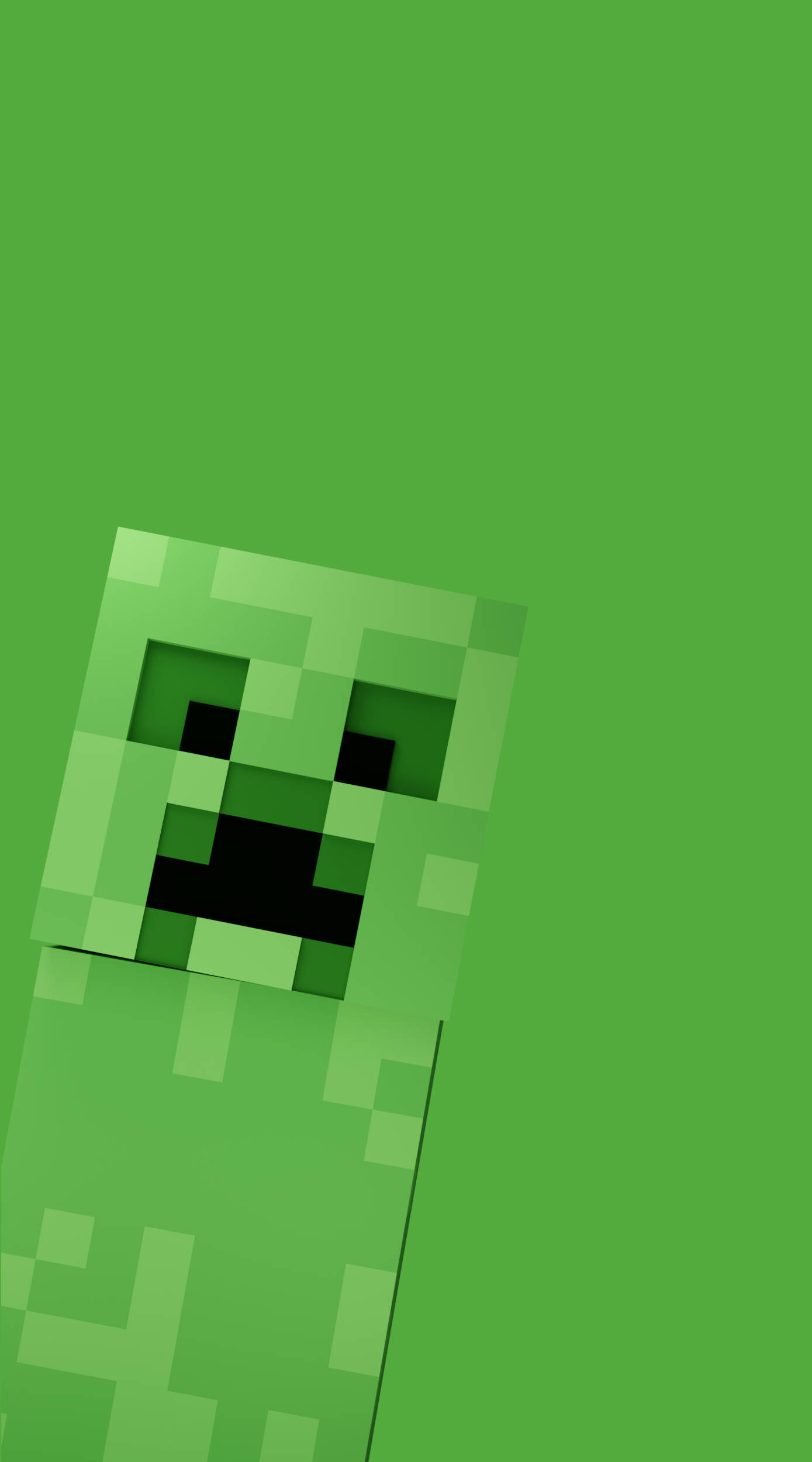 Minecraft-puhelimen vihreä Creeper Taustakuvat