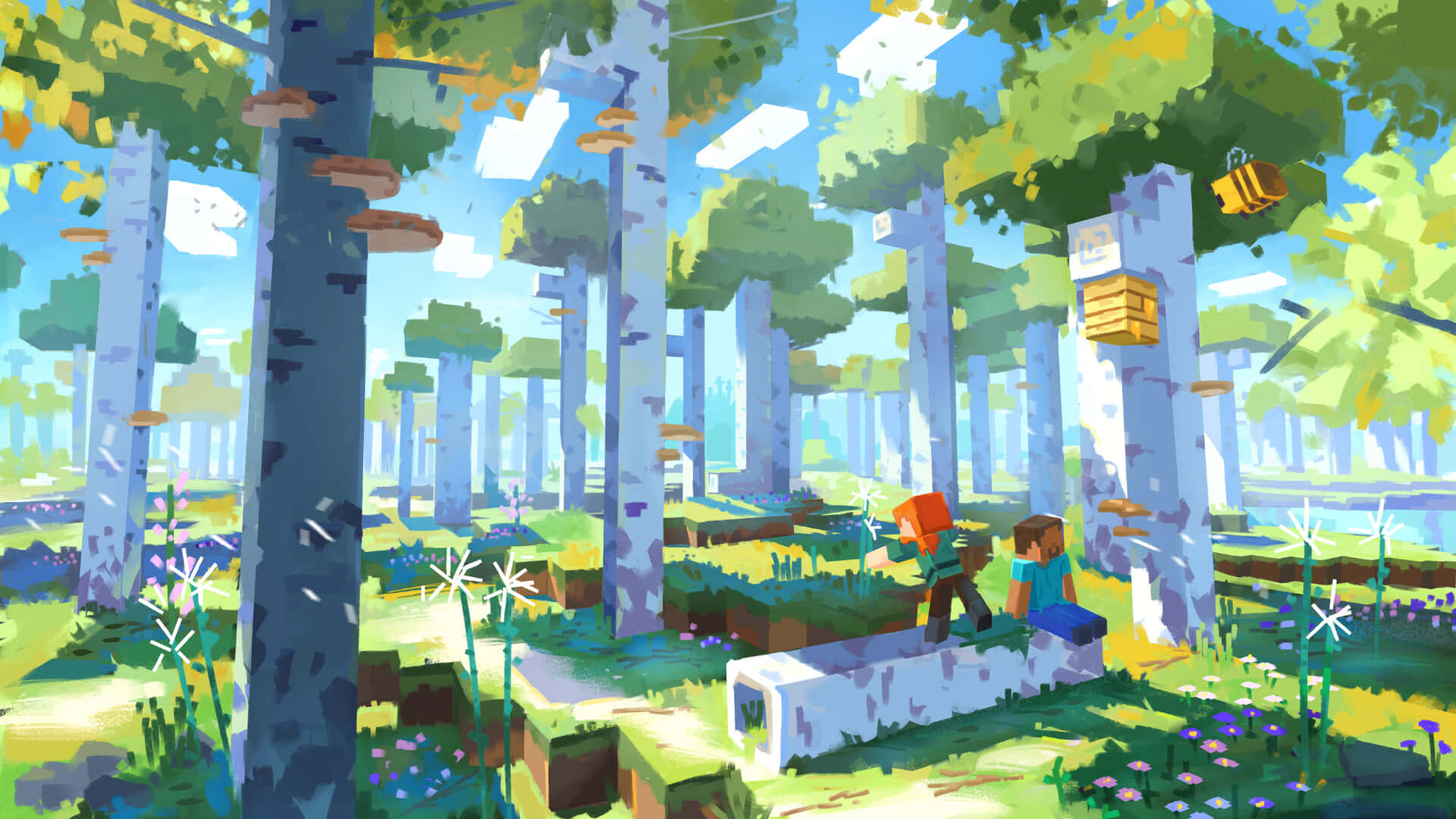 Minecraft-taustakuva Taustakuvat