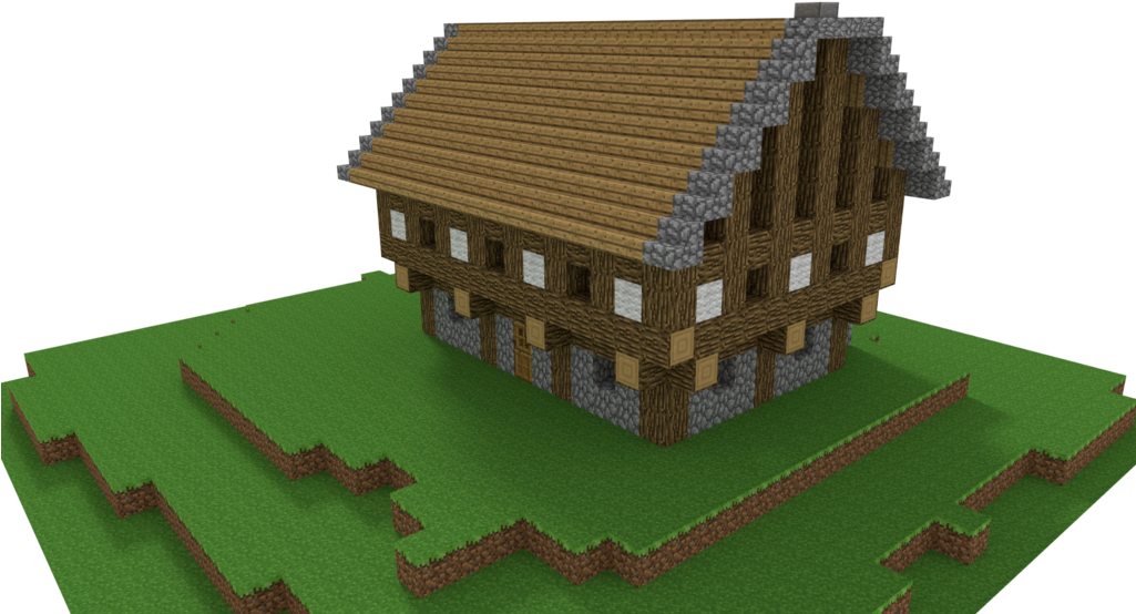 Minecraft-tyylinen virtuaalikartano-malli Taustakuvat