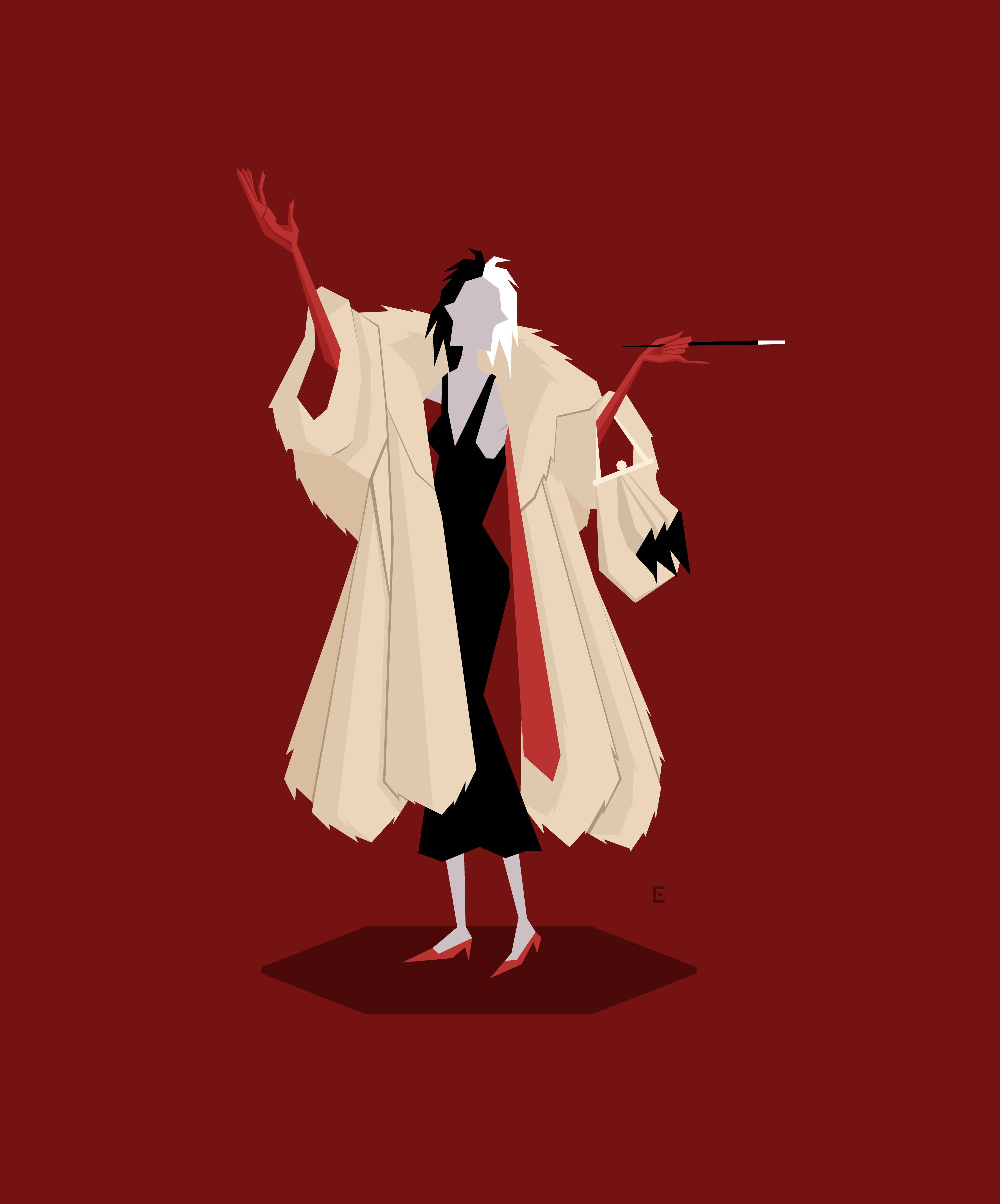 Minimalist Art Cruella Taustakuvat