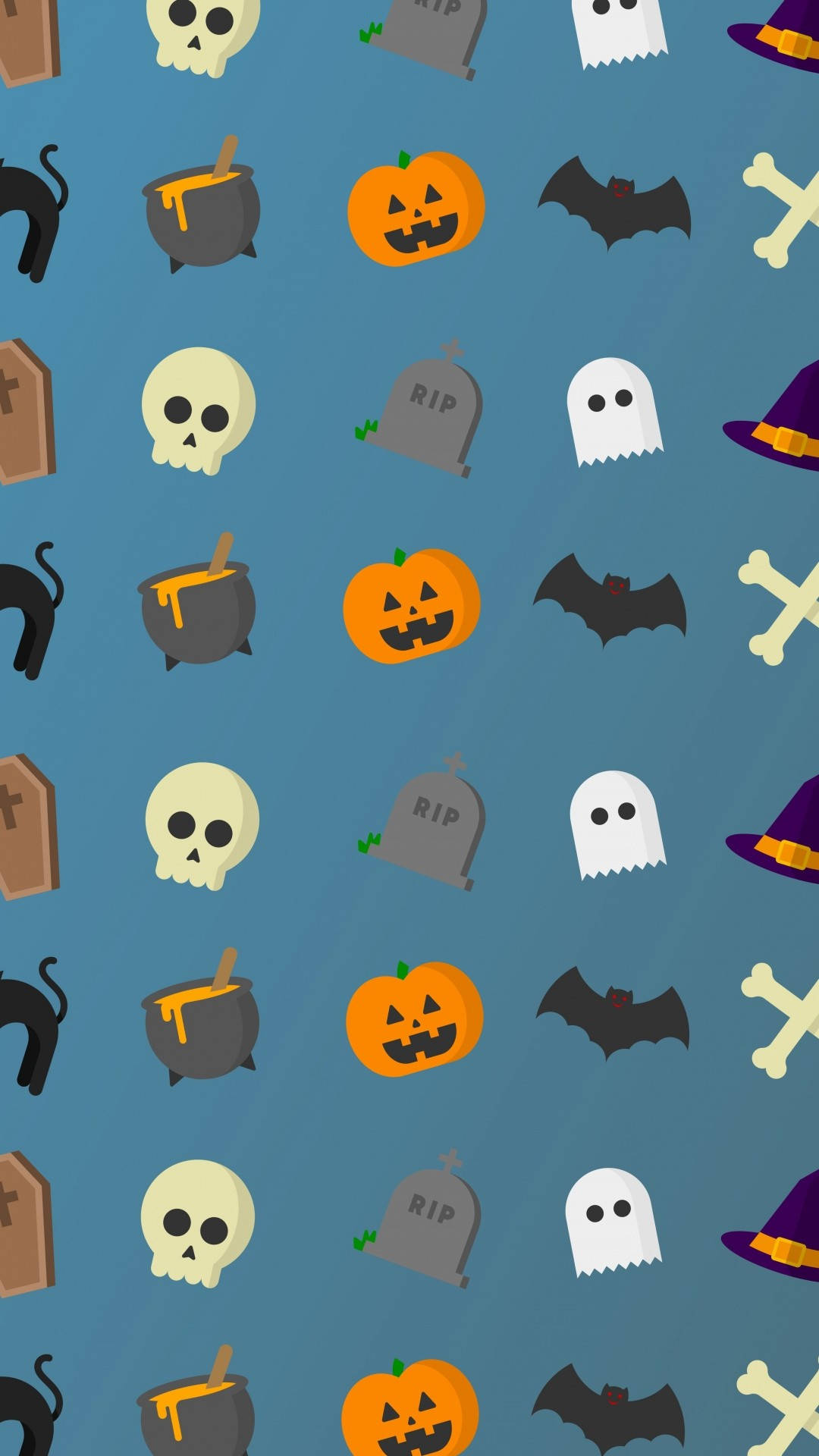 Minimalistinen Halloween iPhone Taustakuvat