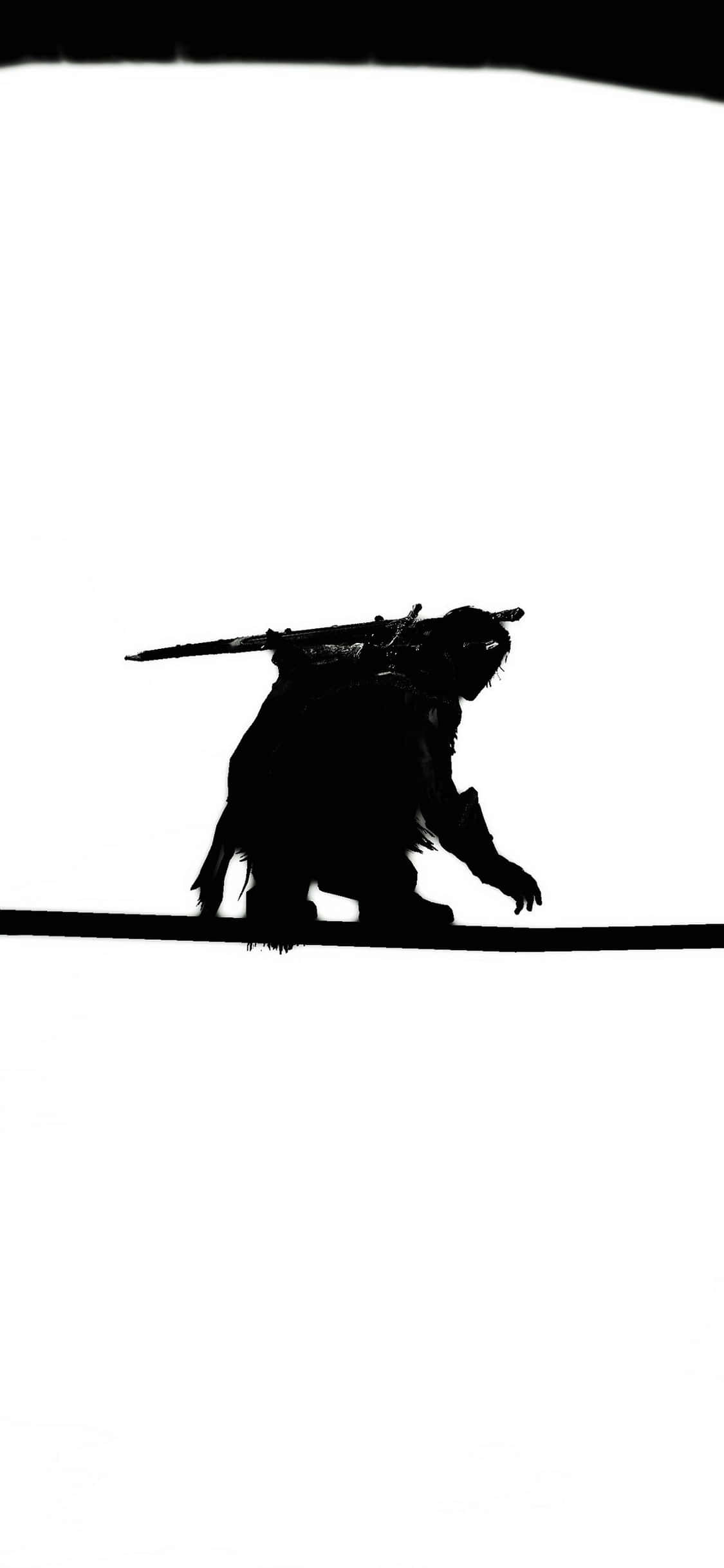 Minimalistinen iPhone X Shadow Of Mordor -tausta Taustakuvat