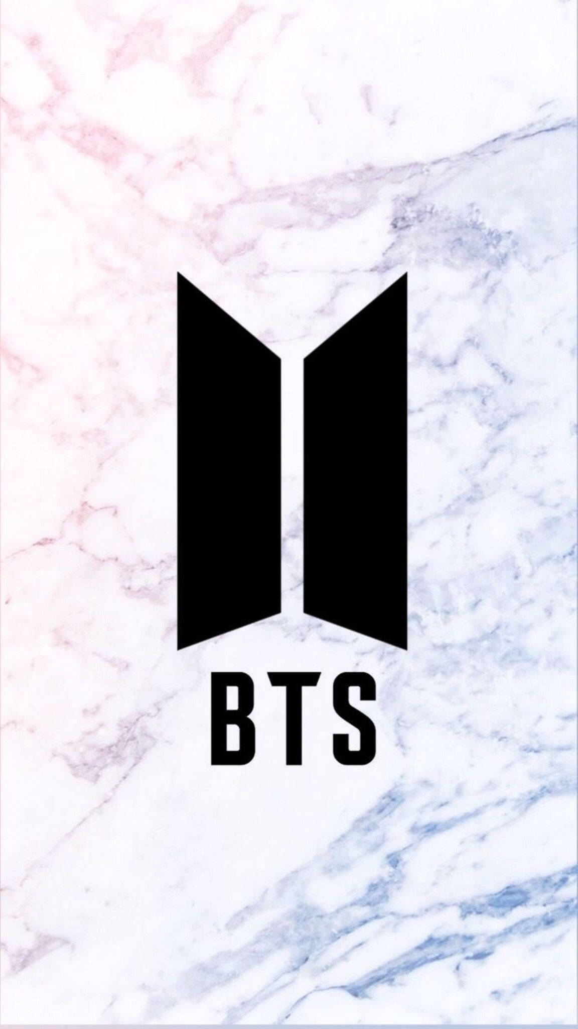 Minimalistinen musta BTS-logo Taustakuvat