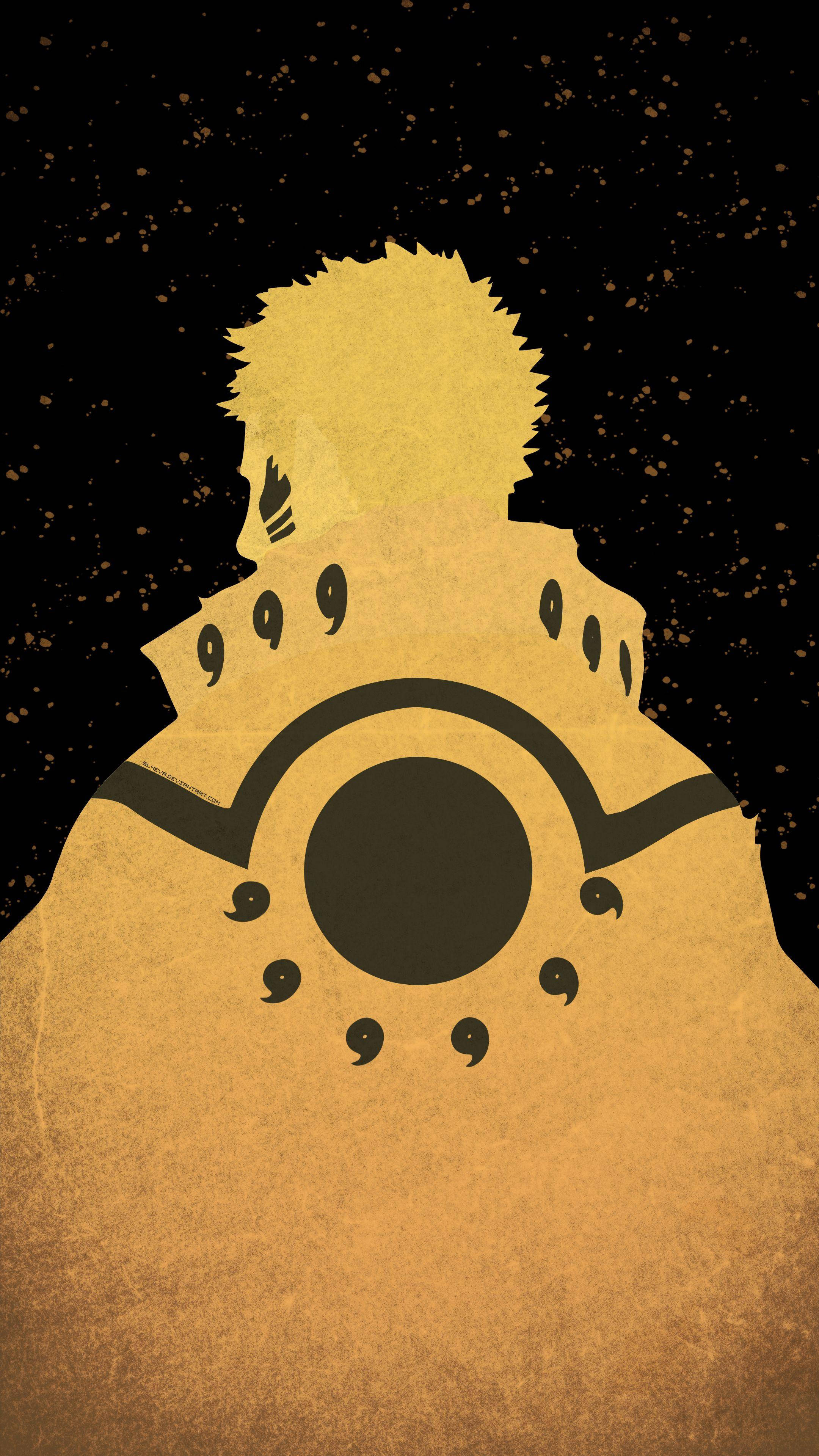 Minimalistinen Naruto-puhelin Taustakuvat