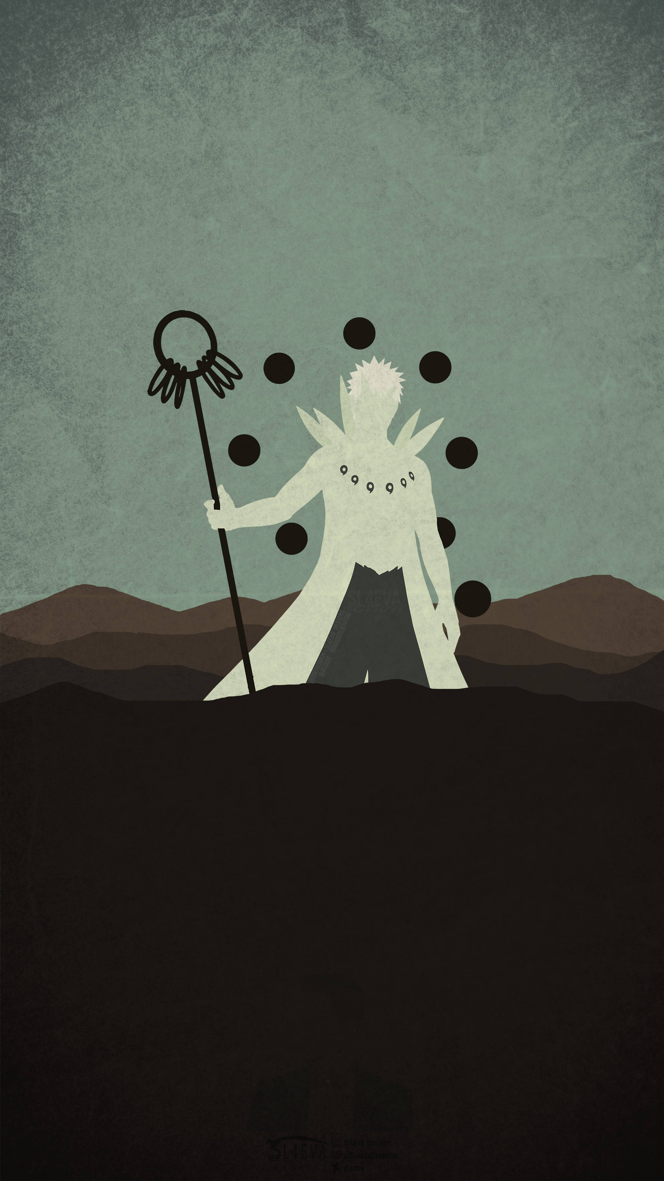 Minimalistinen Viisas Obito Uchiha 4K Taustakuvat