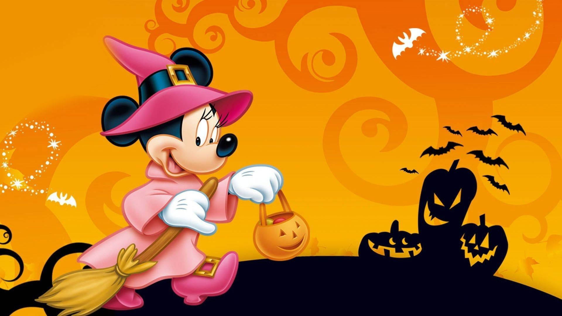 Minni Hiiri Halloween-sarjakuva Taustakuvat