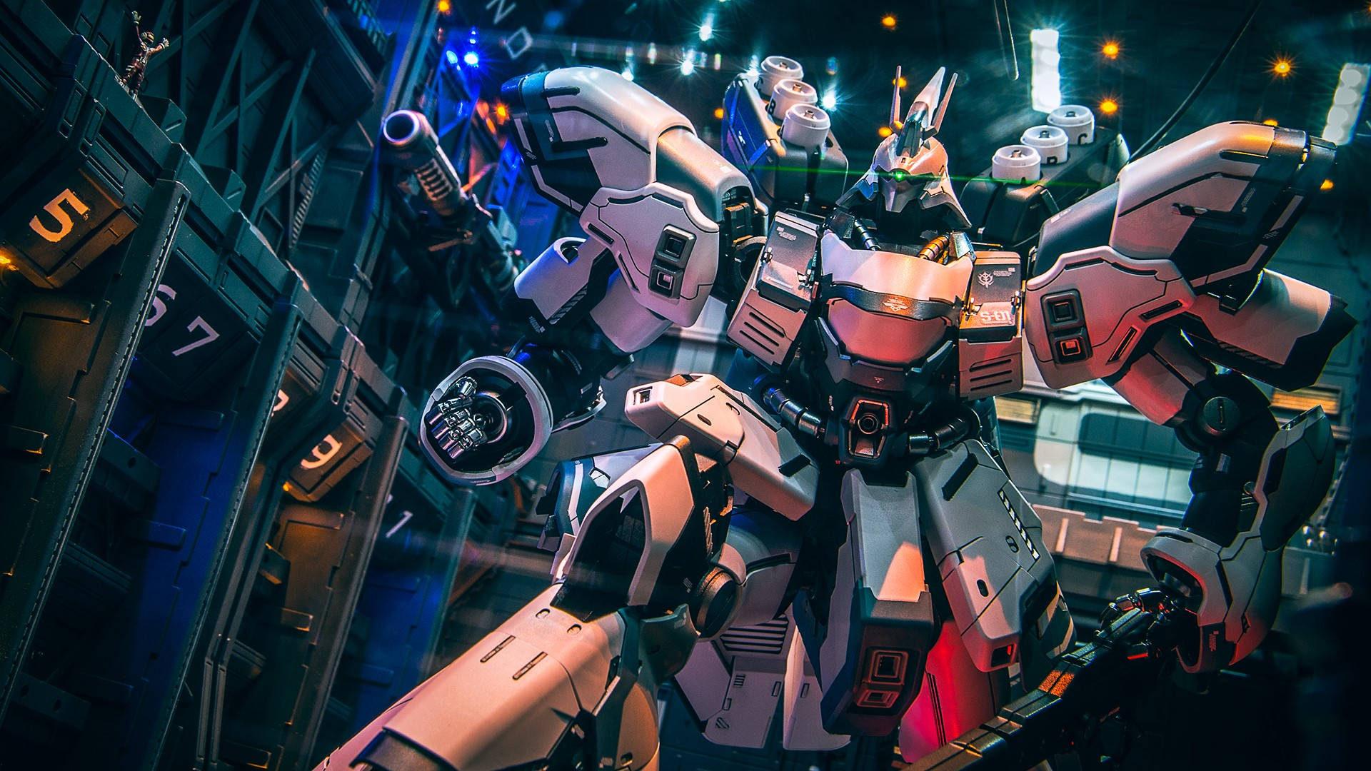 Mobile Suit Gundam konekiväärin kanssa