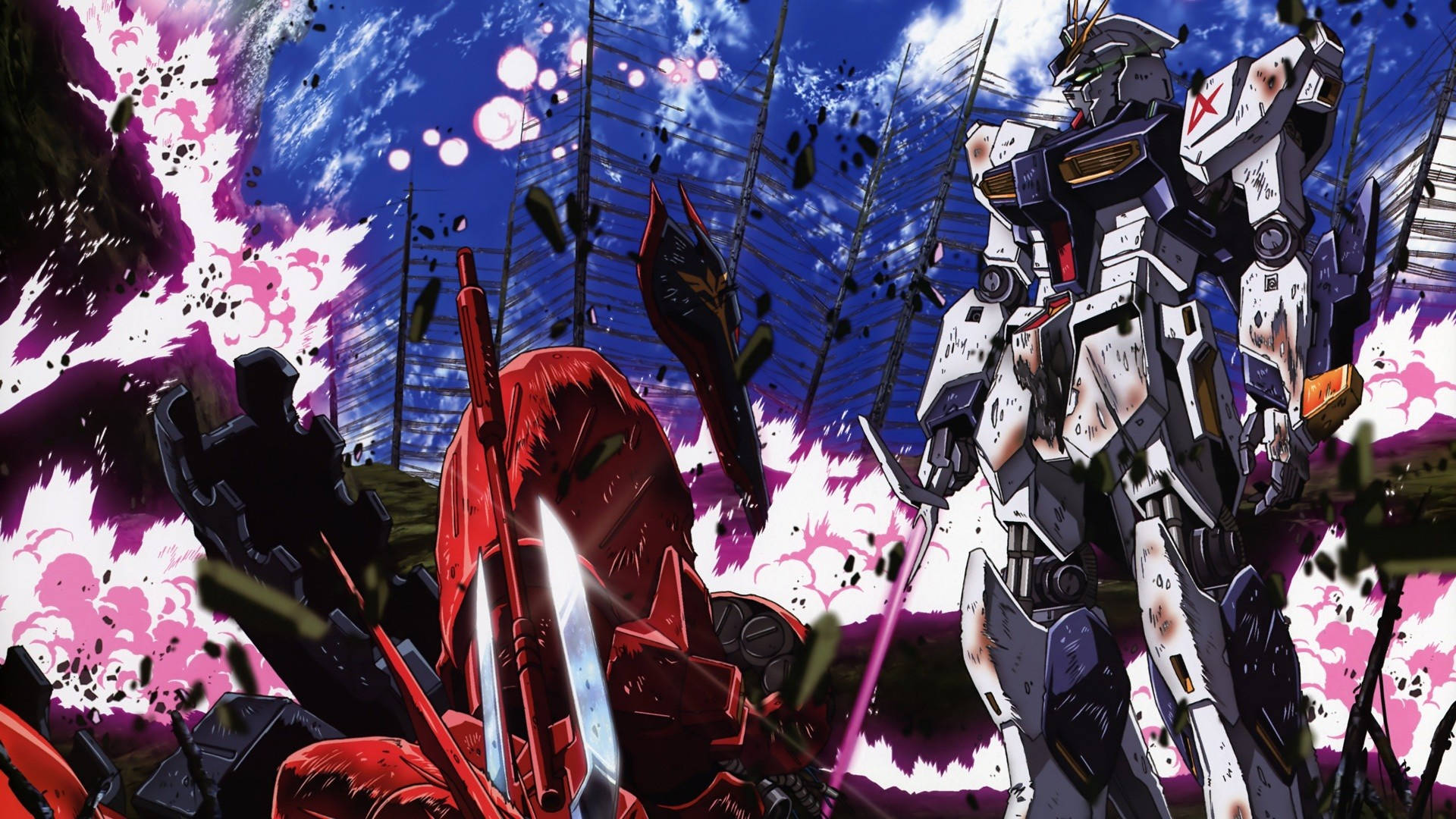 Mobile Suit Gundam Tappava Taistelu Taustakuvat
