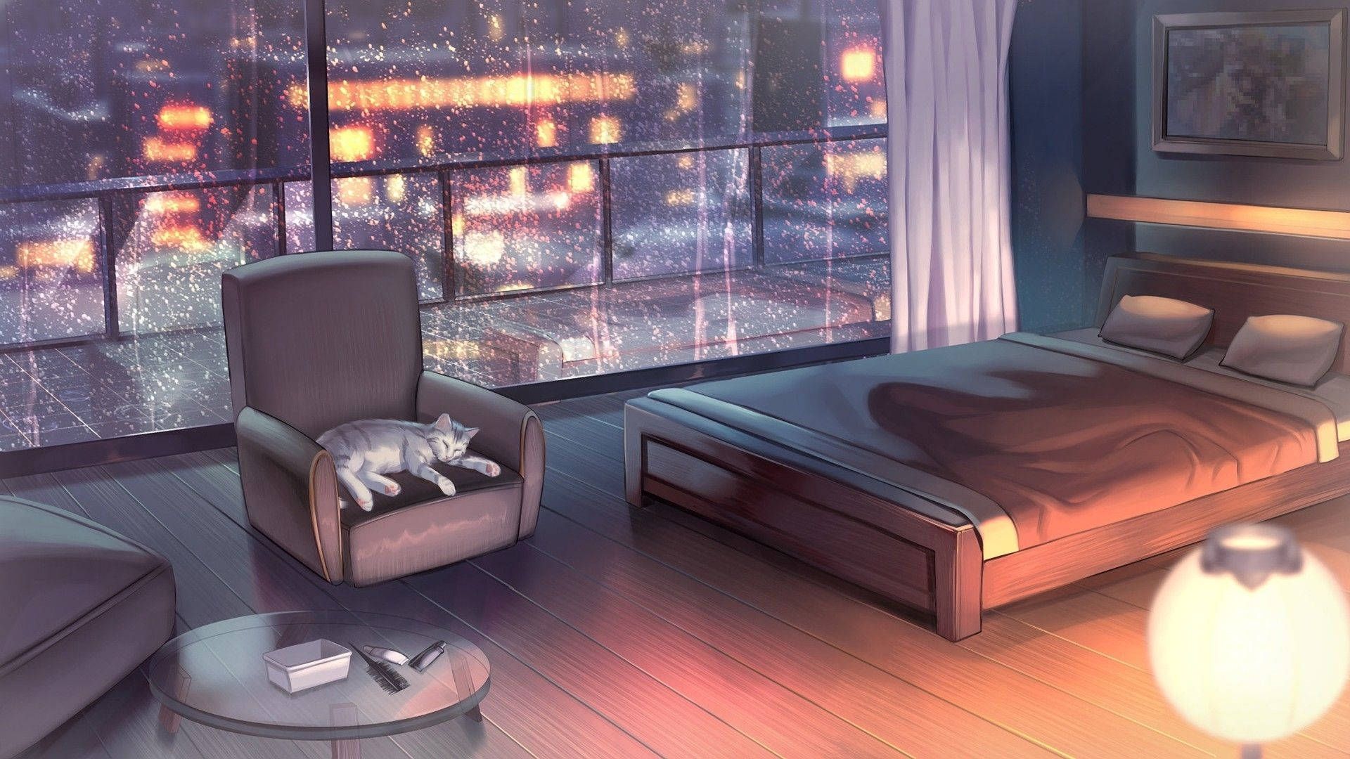 Moderni animehuone Taustakuvat