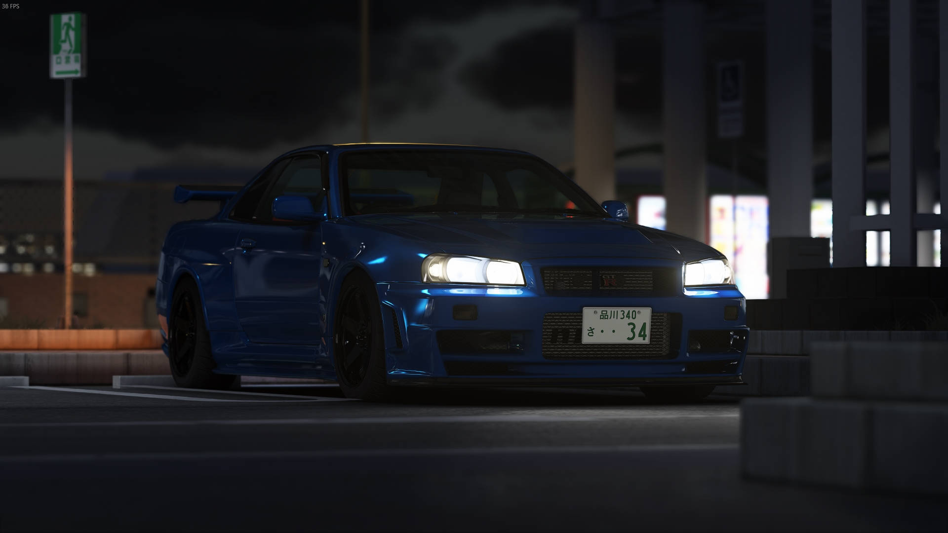 Modifioitu Nissan Skyline GTR R34 Taustakuvat