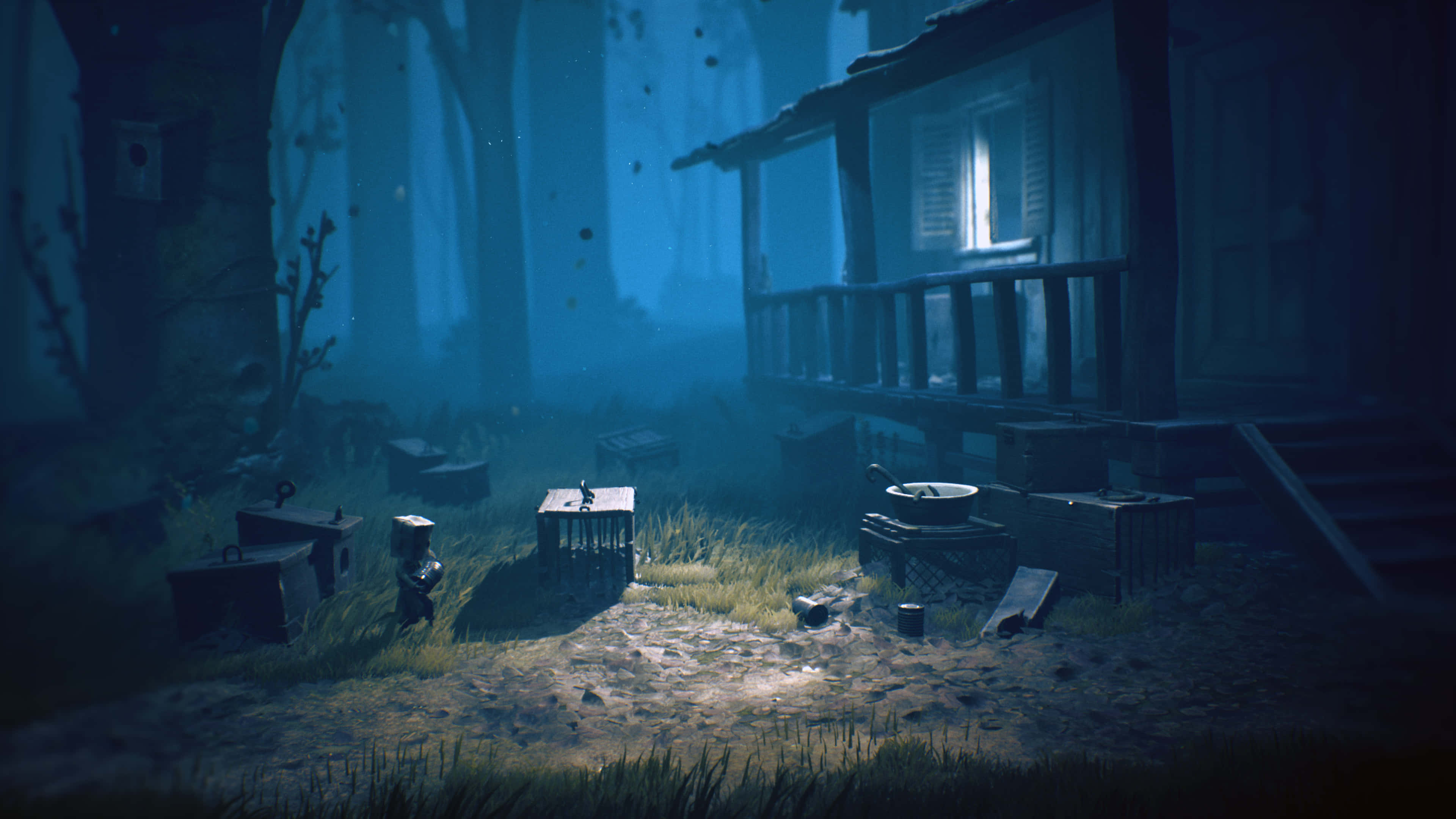 Mökki metsässä Little Nightmares 4K Taustakuvat