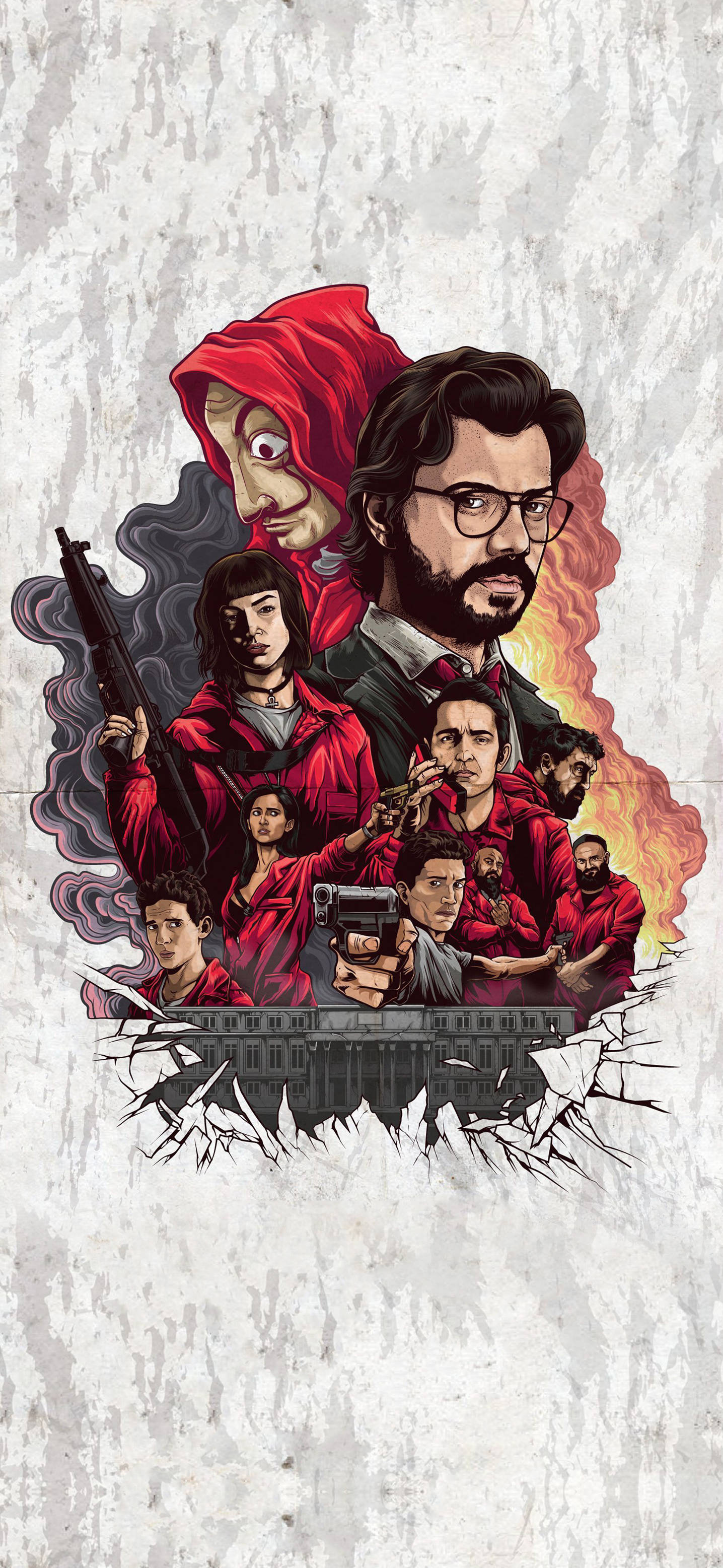 Money Heist -julistetaide Taustakuvat