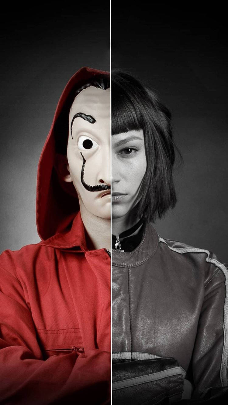 Money Heist Tokio puolikas muotokuva Taustakuvat